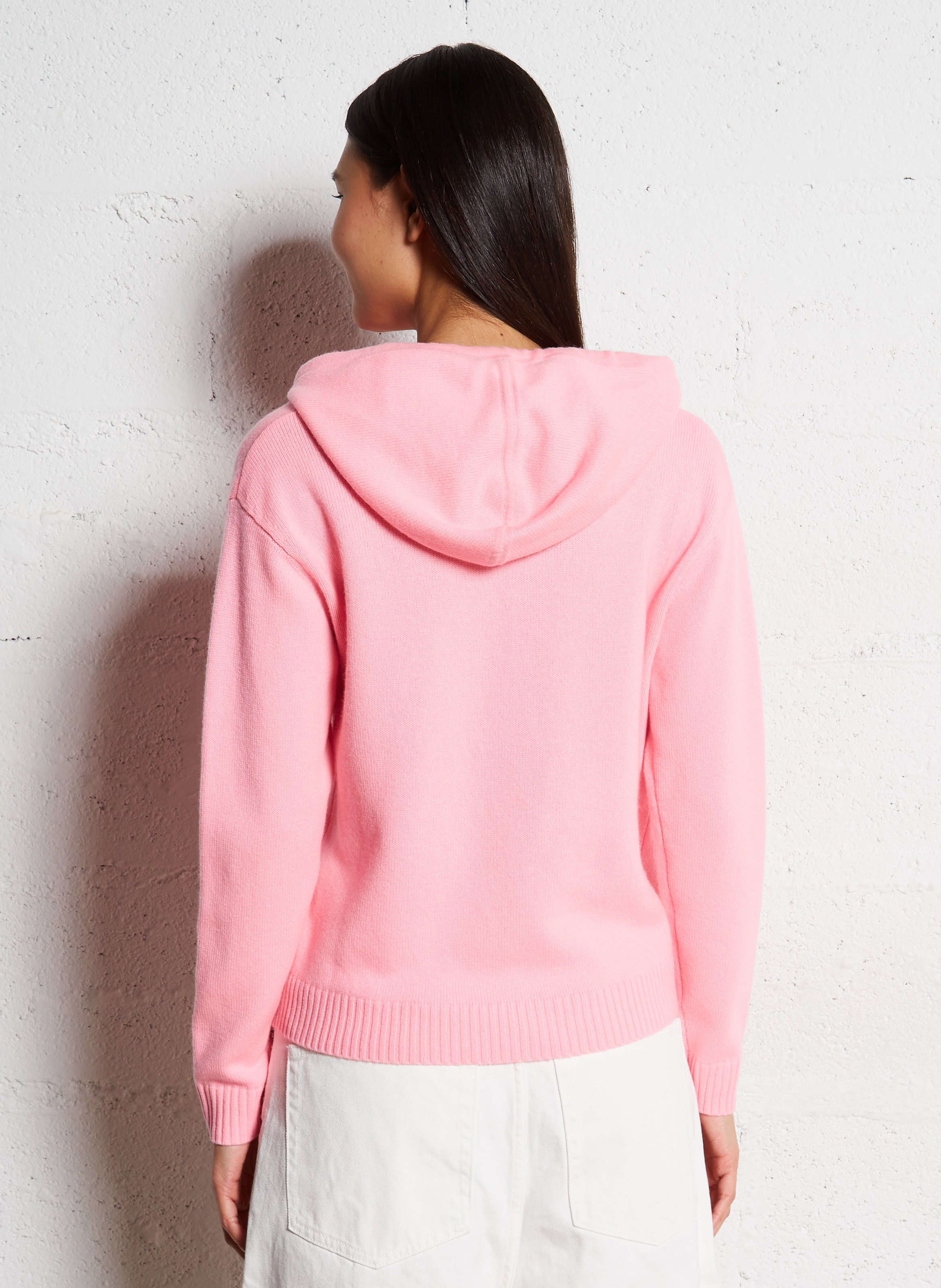 Pull oversize en cachemire KUJTEN Rose