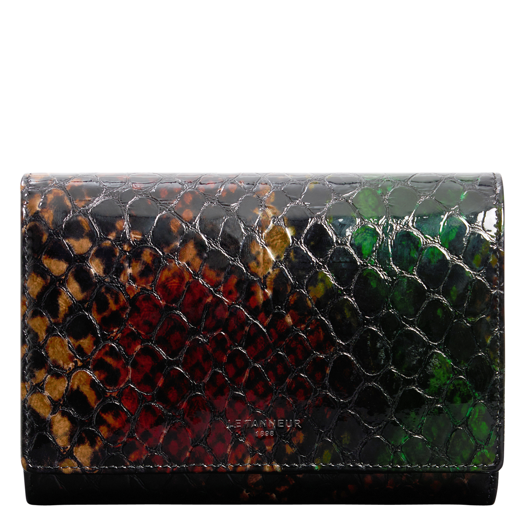 Portefeuille en cuir LE TANNEUR Multicolore