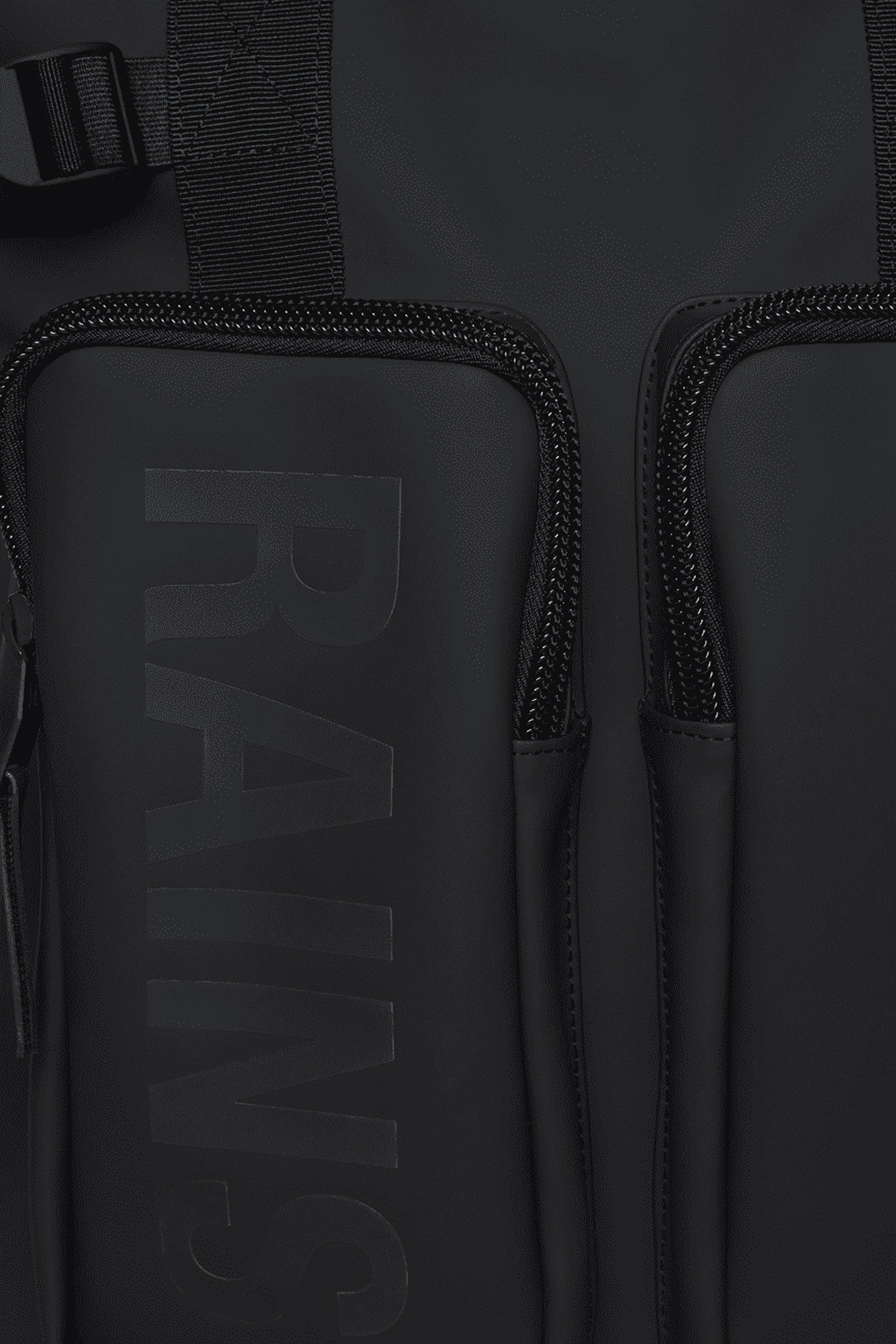 Waterproof 2-in-1 backpack RAINS Black