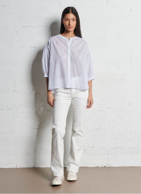 Straight Cut Jeans aus Stretch-Baumwolle - Look 8