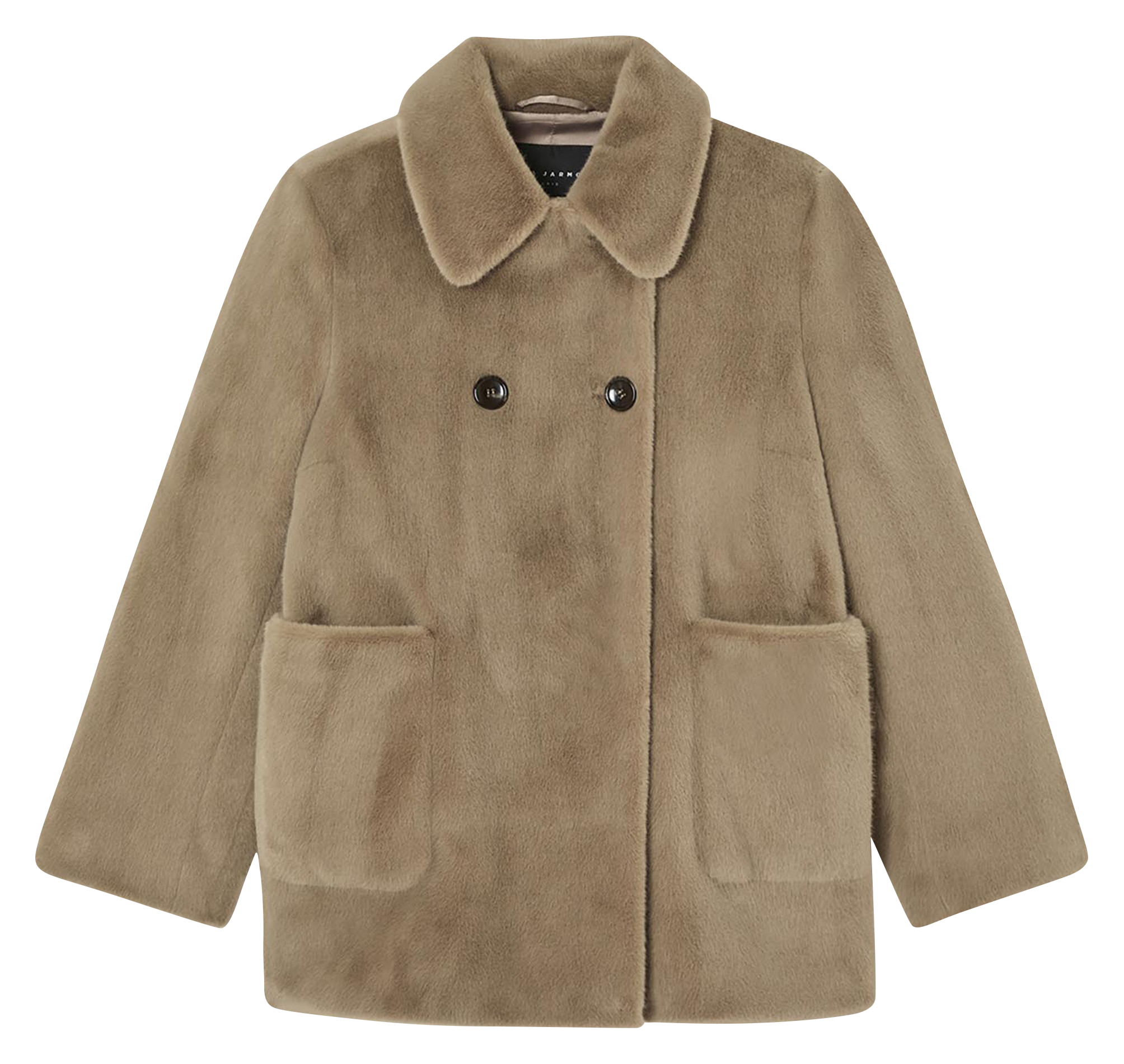 Jacket with classic collar TARA JARMON Beige
