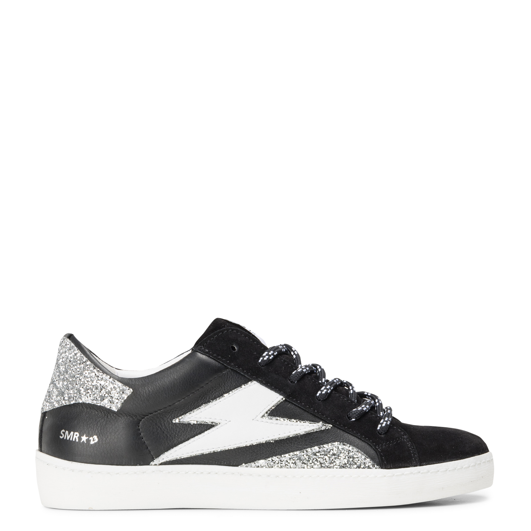 Baskets basses en cuir mélangé SEMERDJIAN - SMR Noir