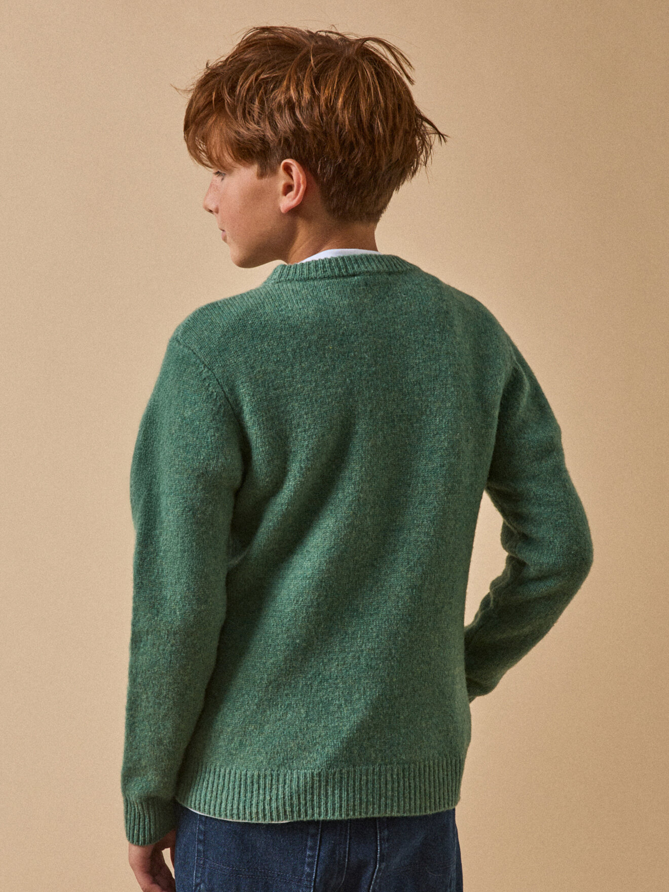 Merino wool sweater CYRILLUS Green