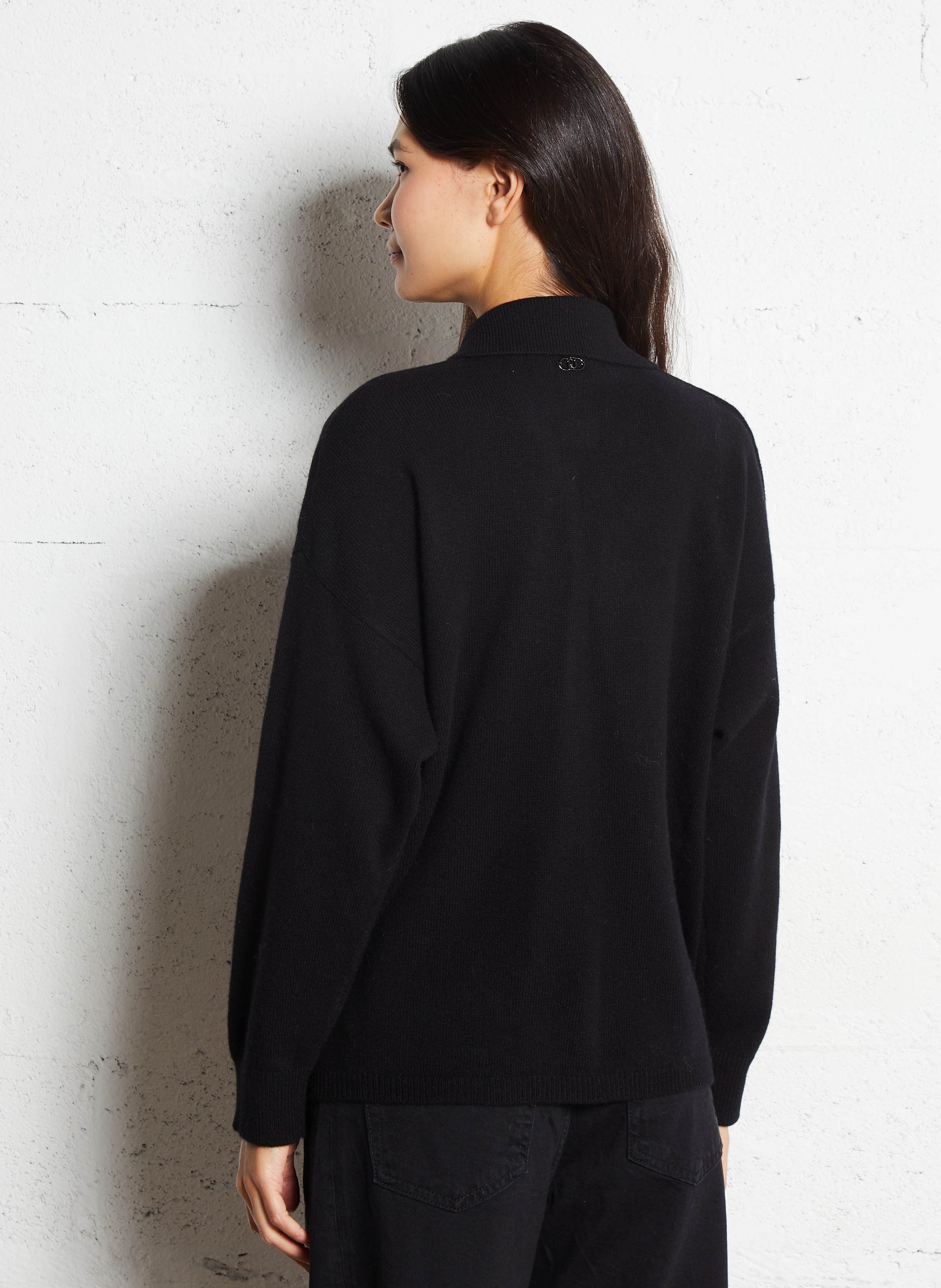 Pull oversize en laine LIU JO Noir
