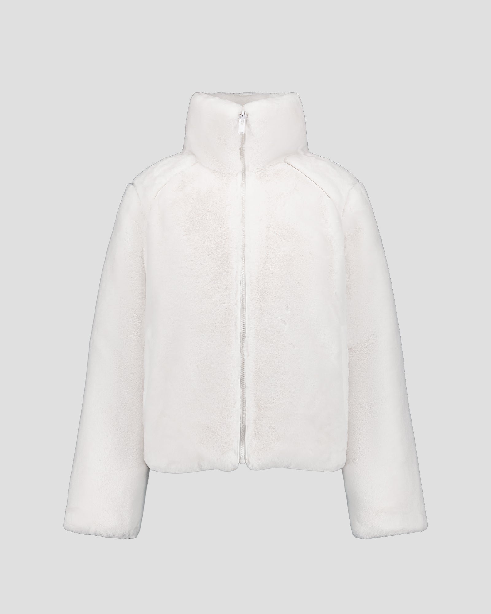 Olga faux fur puffer jacket JOTT White