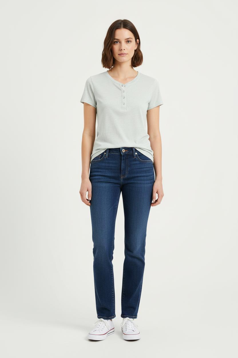 Tommy Badge T-shirt MAJESTIC FILATURES - SECONDE MAIN Grey