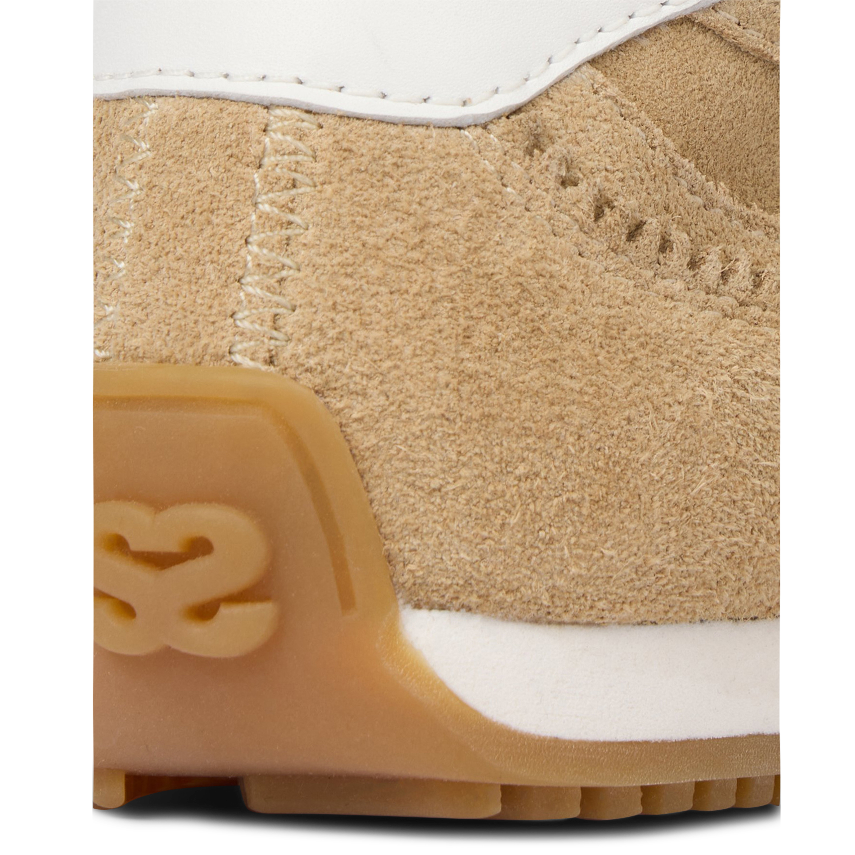 Baskets basses en cuir SANDRO Beige