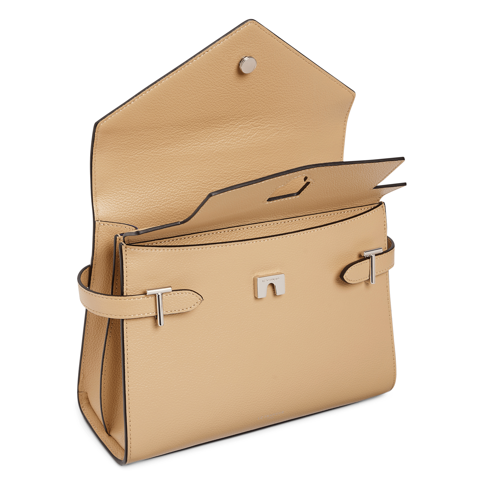 Sac à main en cuir Beige