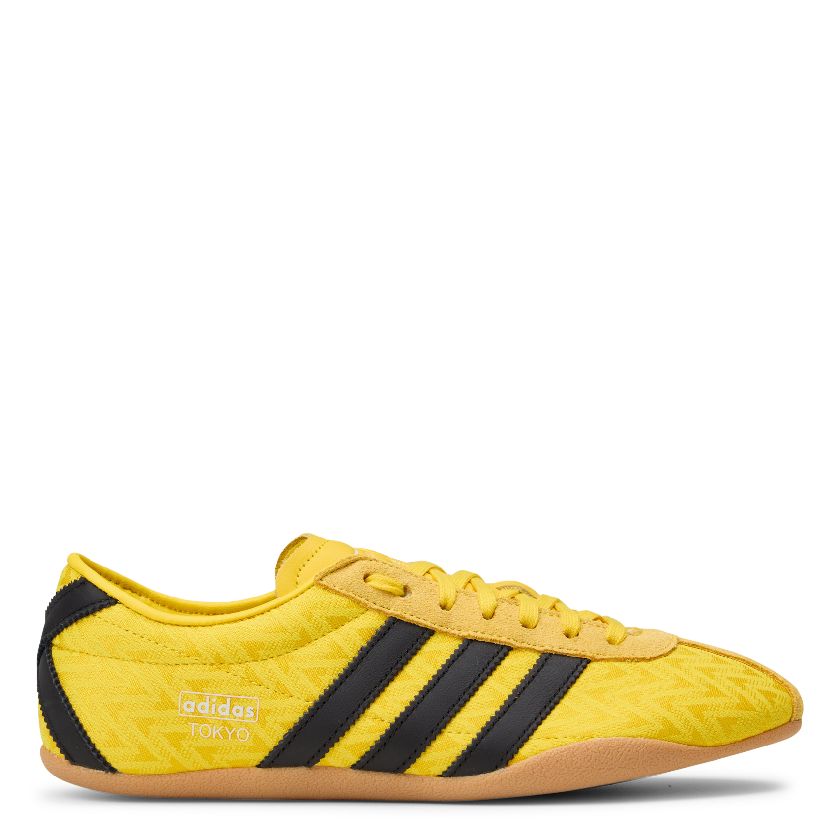 Baskets basses imprimées ADIDAS Jaune