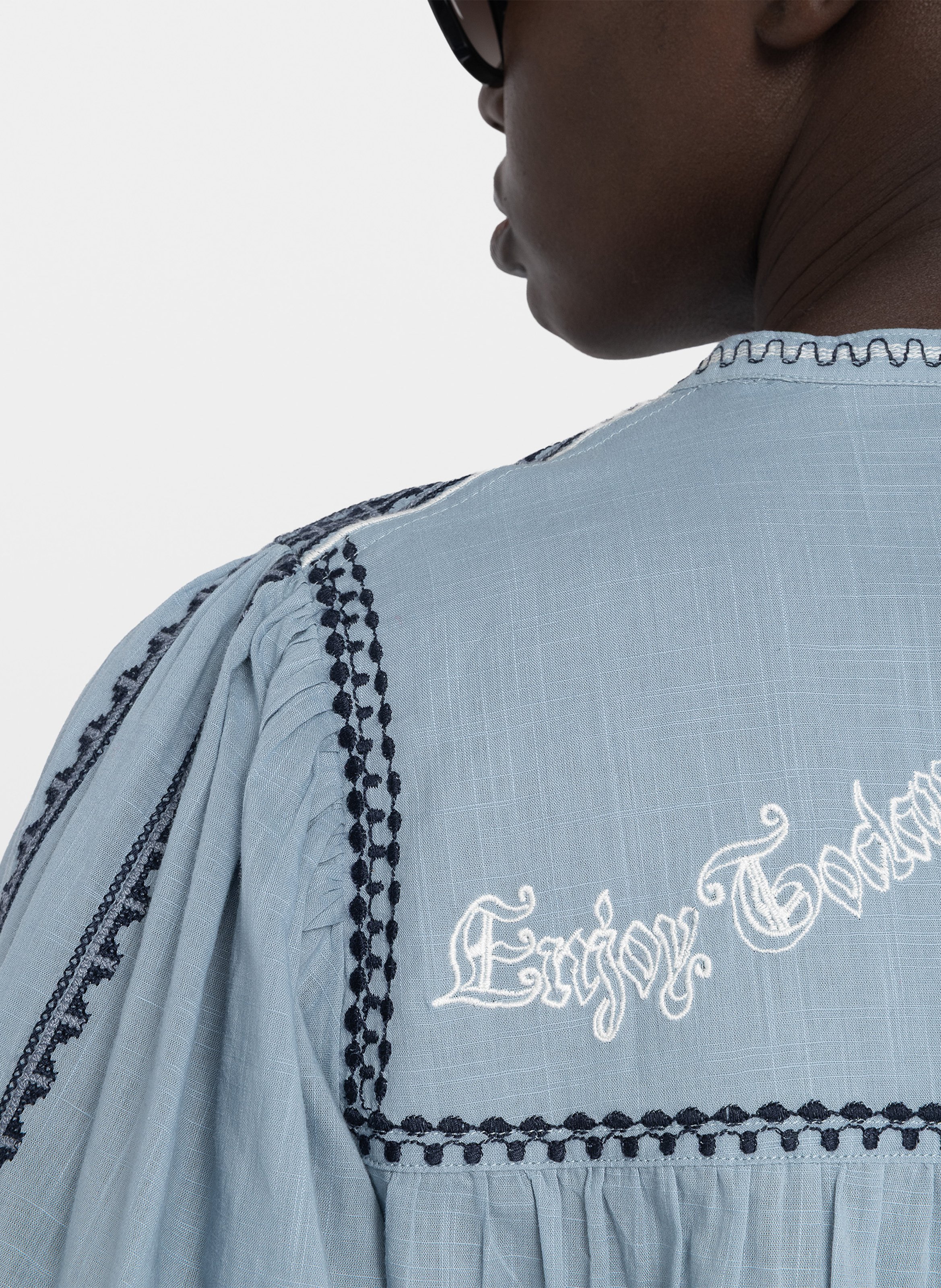 Ruimvallende, katoenen blouse ZADIG&VOLTAIRE Blauw