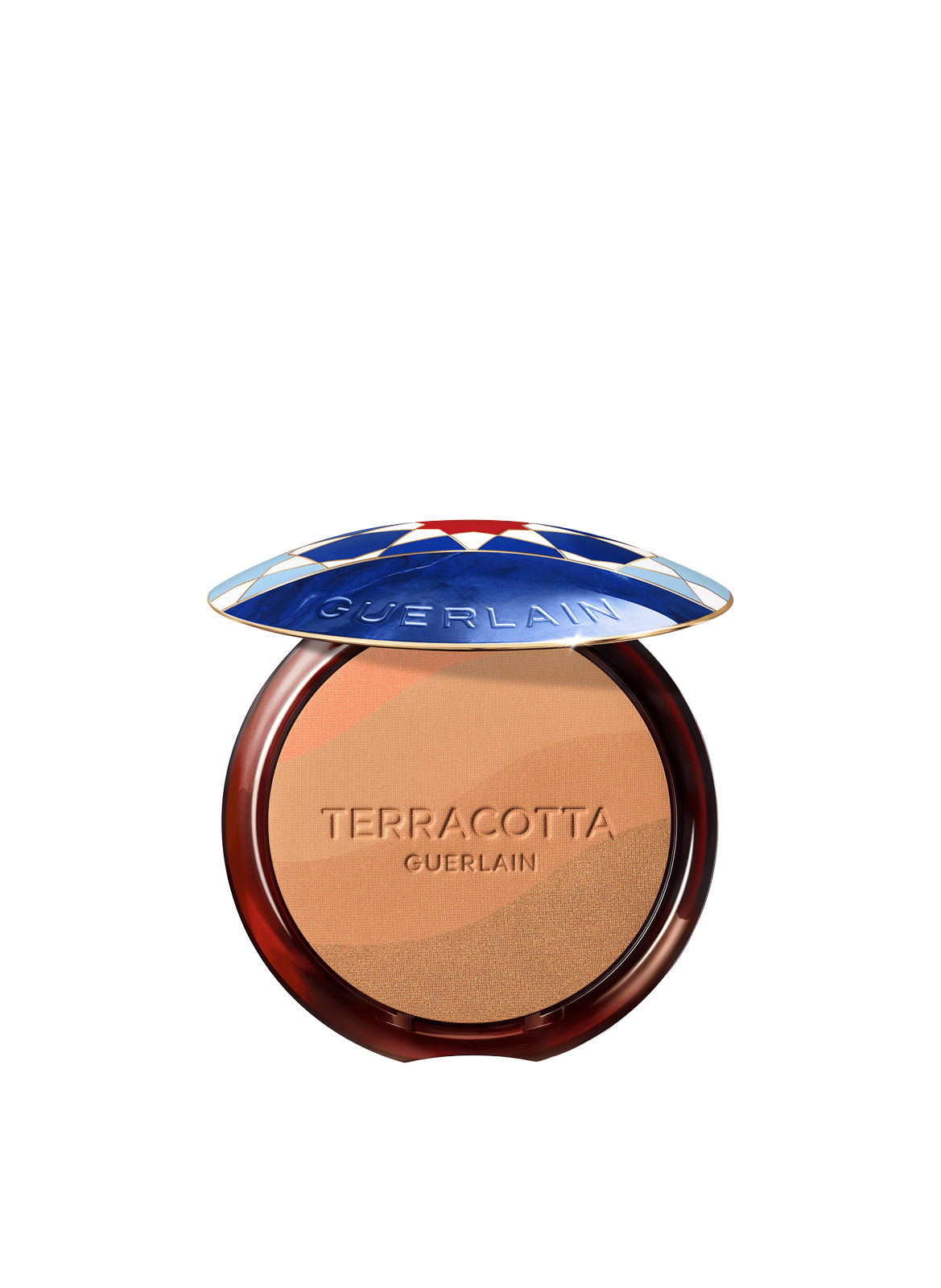 TERRACOTTA GOLDEN DUNES The Radiant Natural Glow Powder Limited Edition GUERLAIN 03 blue dakhla - moyen doré
