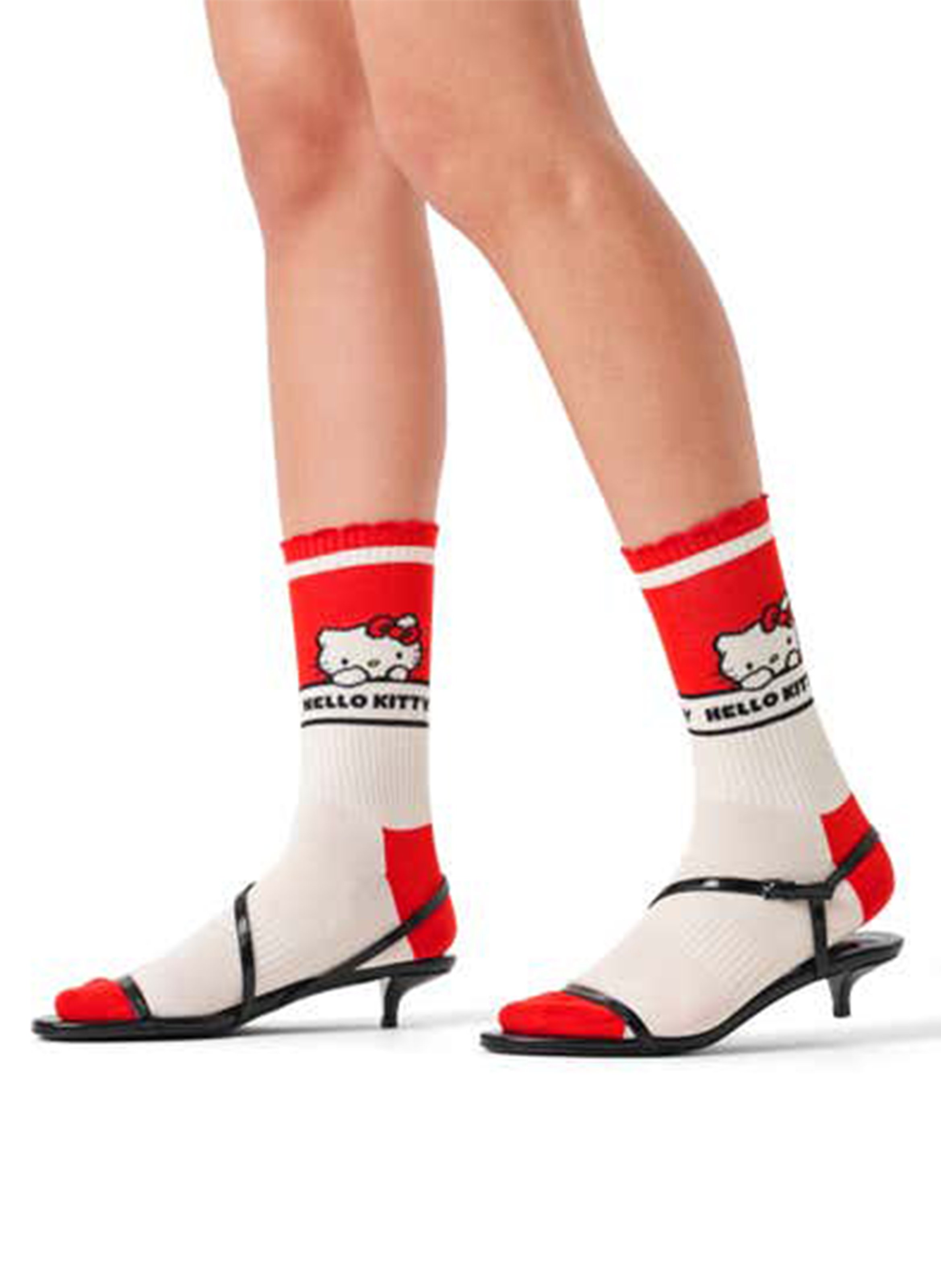 Socken aus Baumwoll-Mix mit Print HAPPY SOCKS Weiss