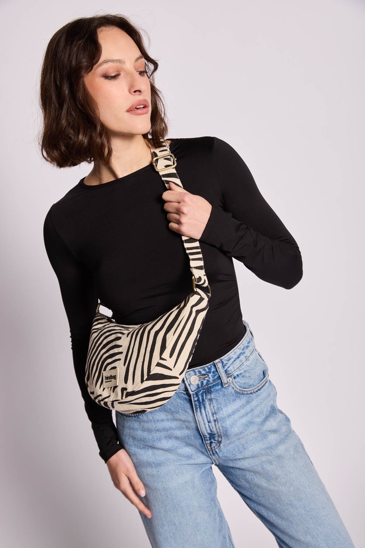Cotton waist bag HINDBAG Beige