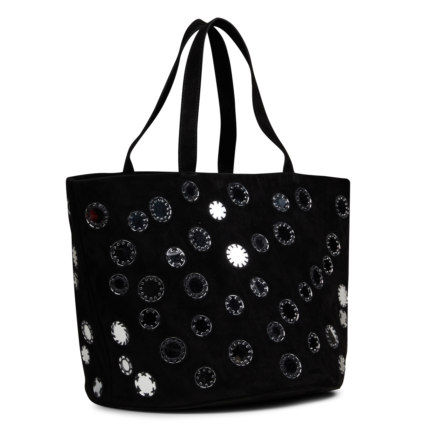 Leather tote bag LAURENCE BRAS Black