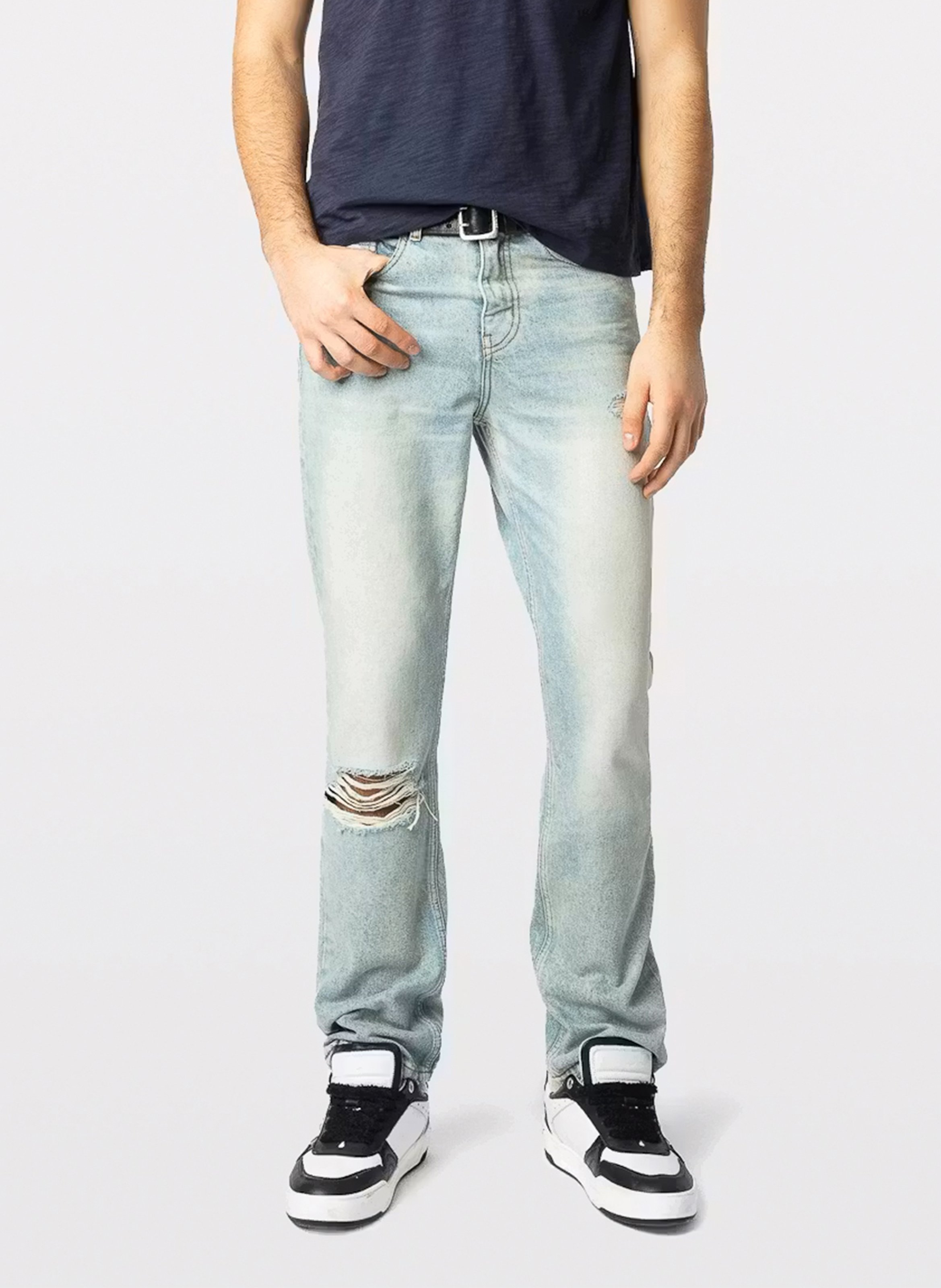 Jean droit en coton mélangé ZADIG&VOLTAIRE Bleu