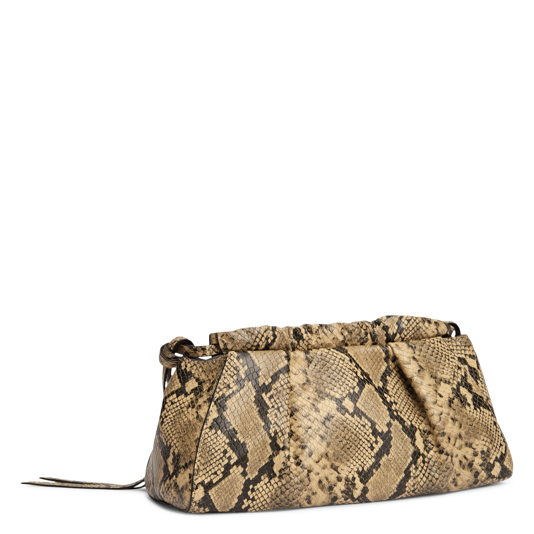 Sac bandoulière à imprimé en cuir TOMMY HILFIGER Noir