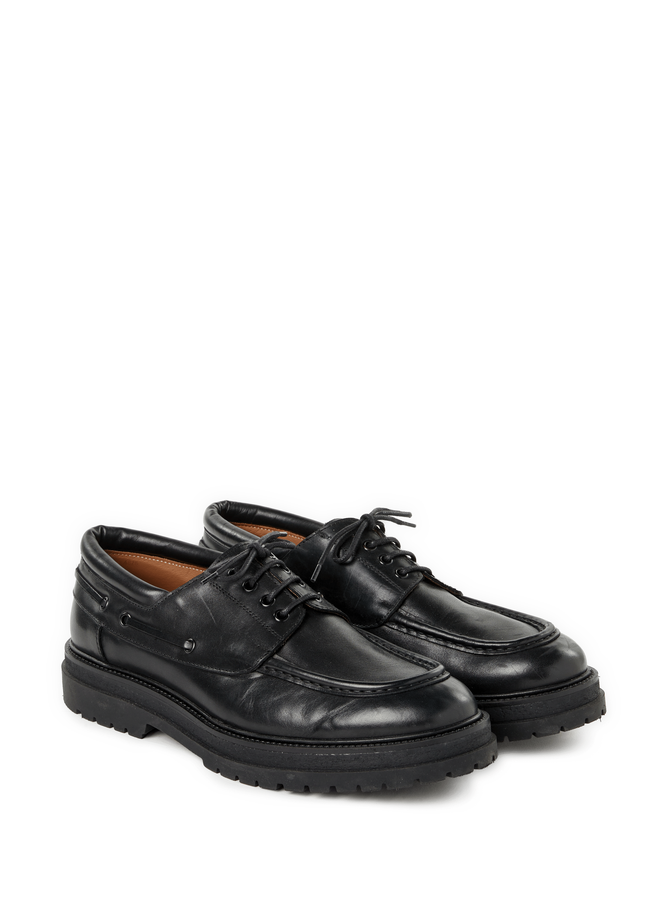 Veal leather Barca derbies SAISON 1865 Black