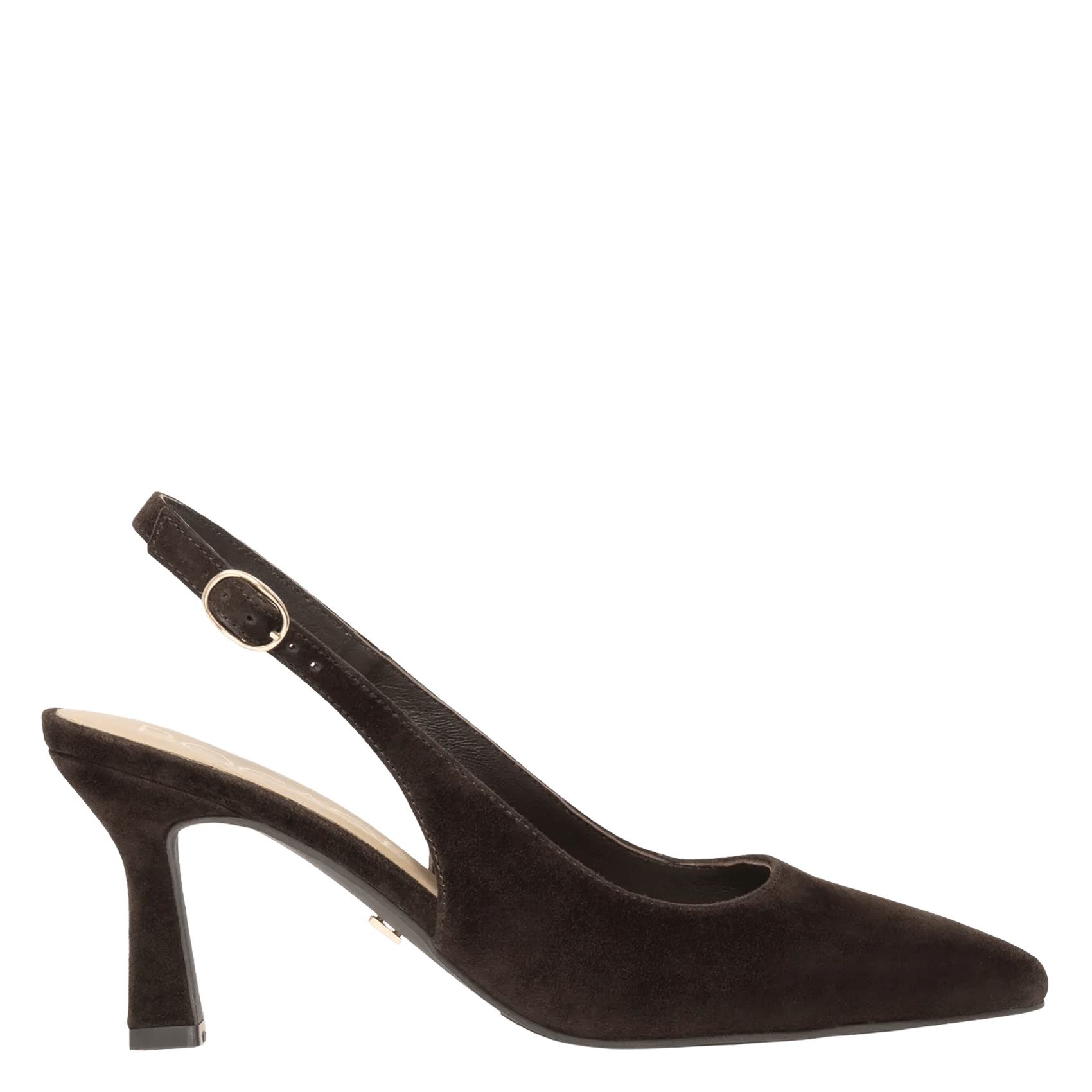 Heeled leather pumps BOCAGE Brown