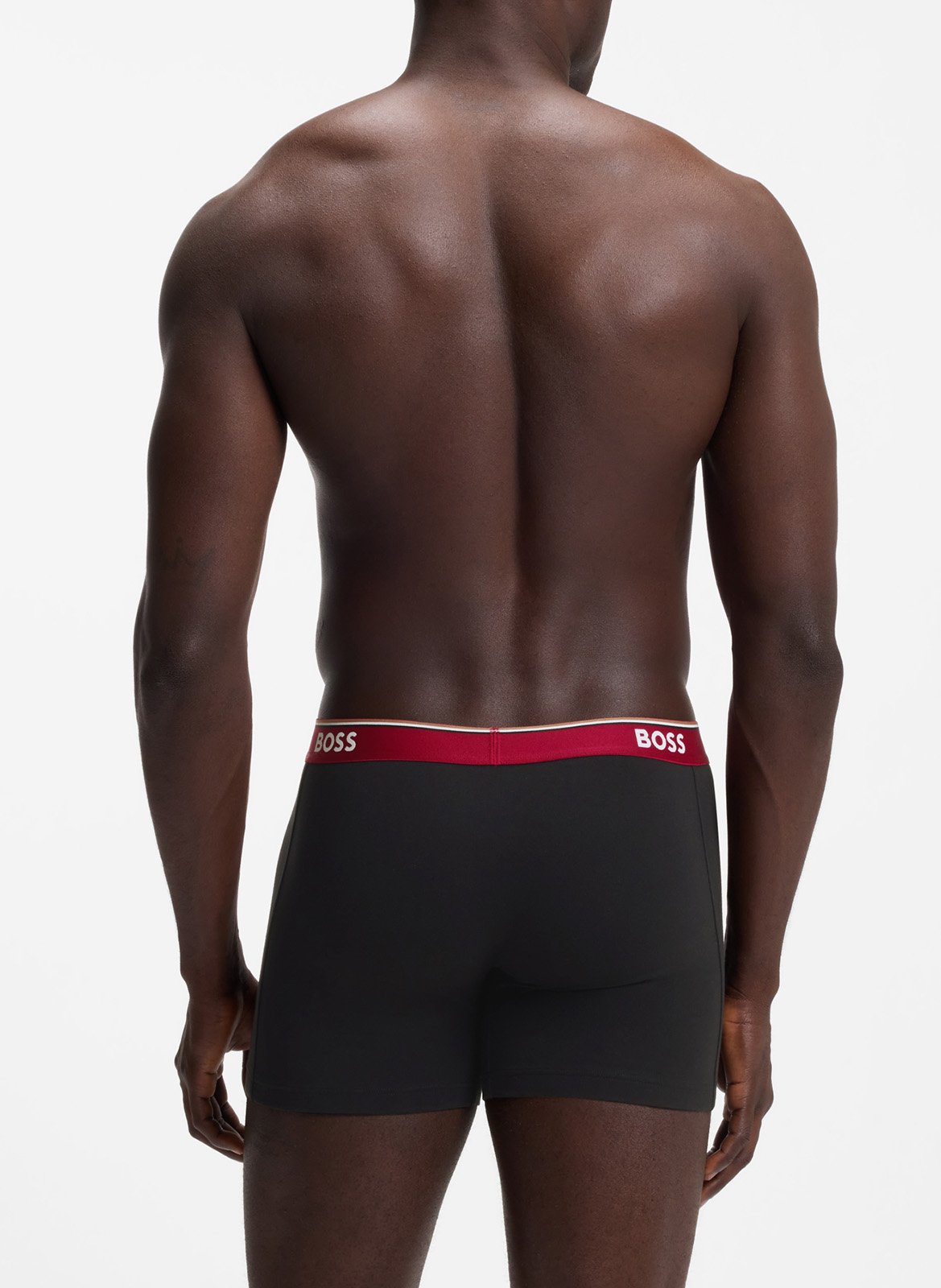 Pack of 3 cotton-blend boxer shorts BOSS Multicolored