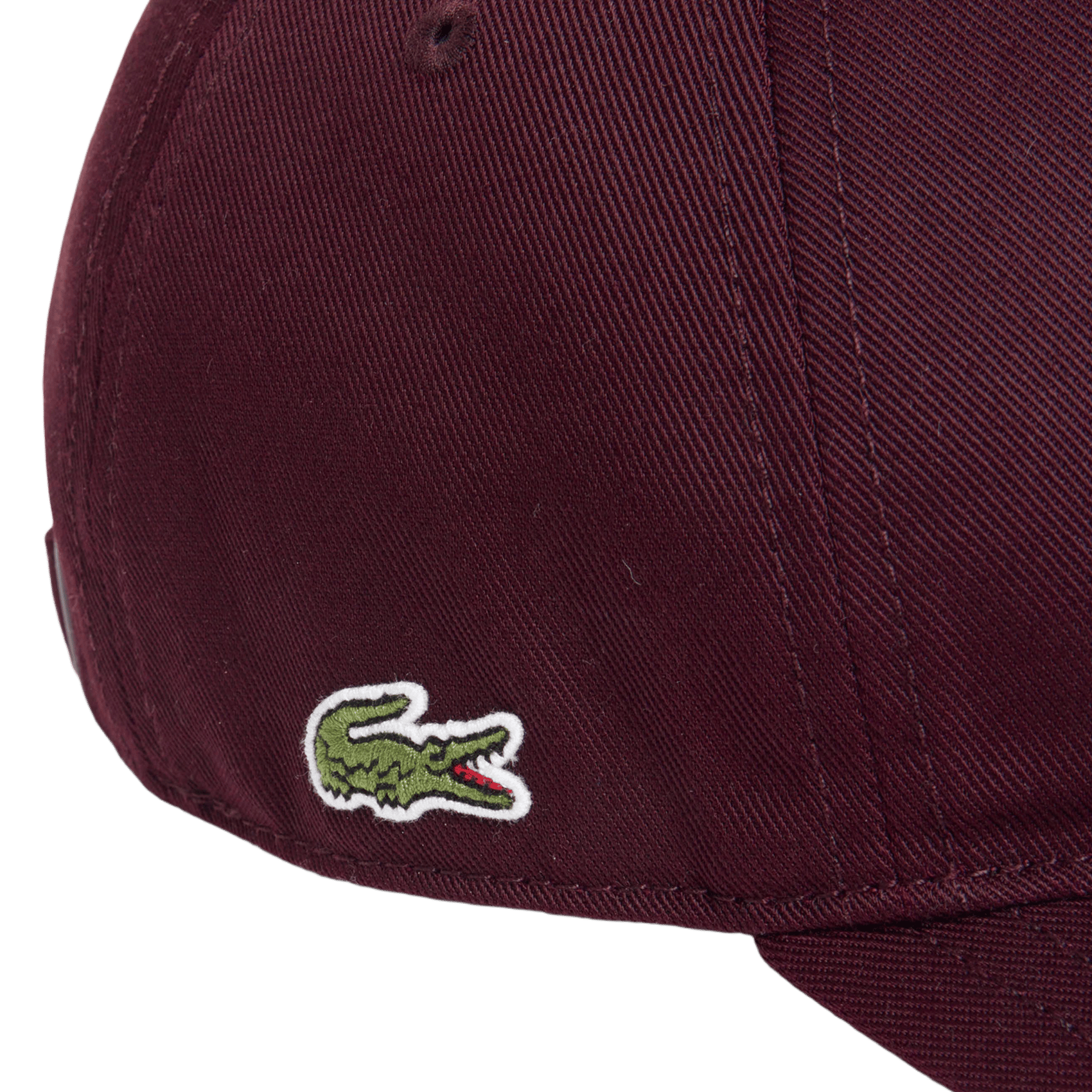 Adjustable embroidered cotton cap LACOSTE Red