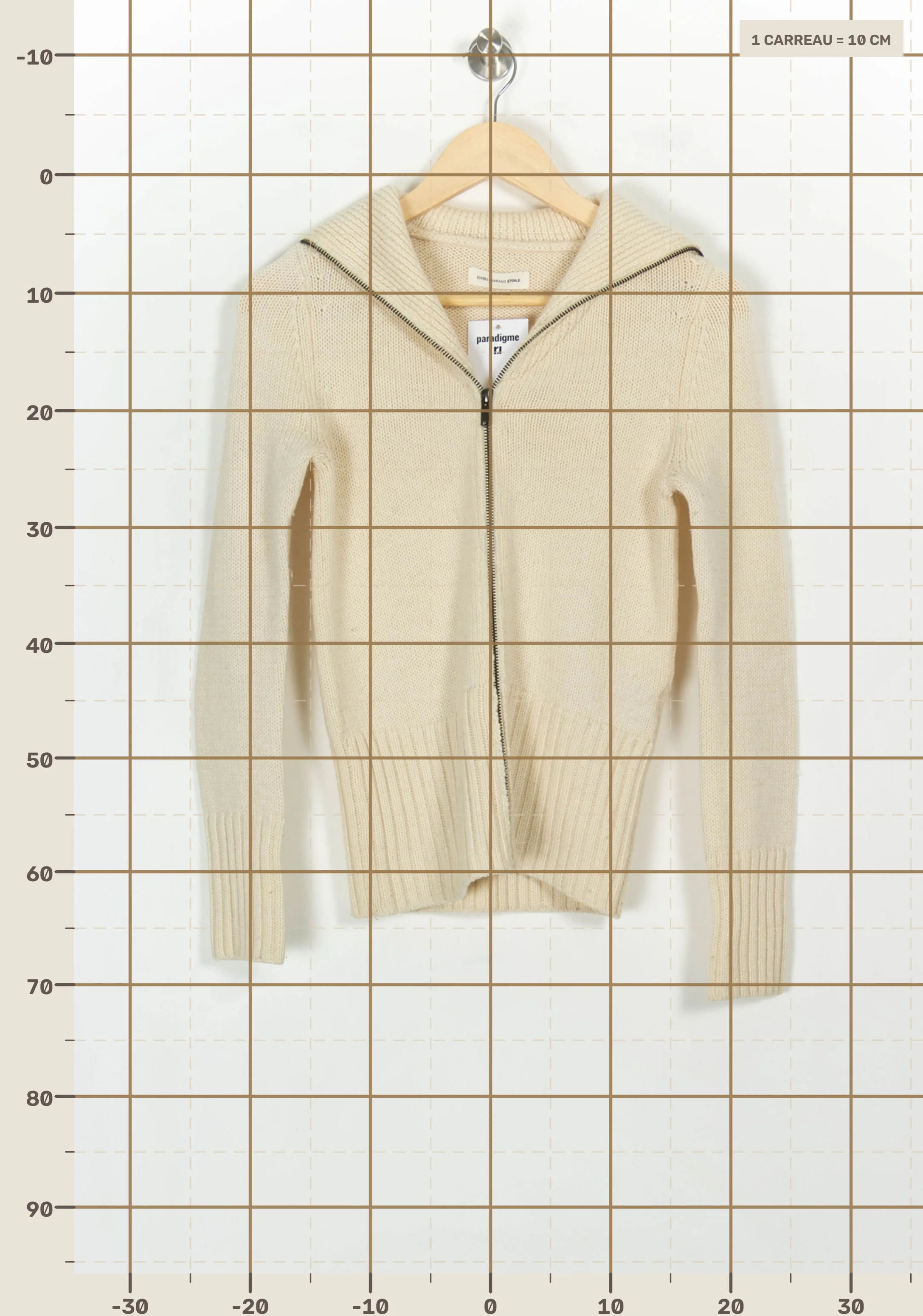 Cardigan ISABEL MARANT ÉTOILE - SECONDE MAIN Beige