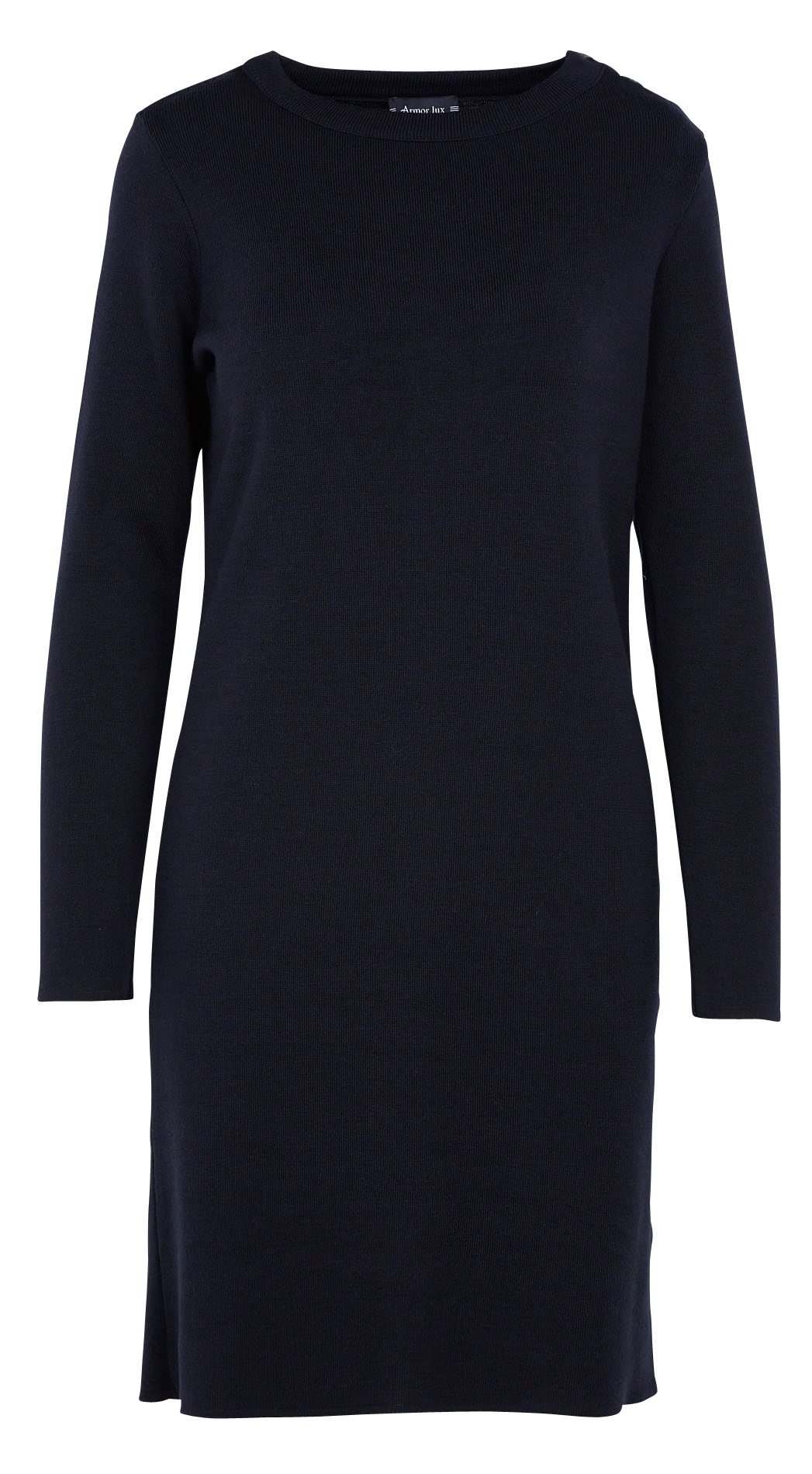 Robe courte manches longues rayée en laine ARMOR LUX Bleu