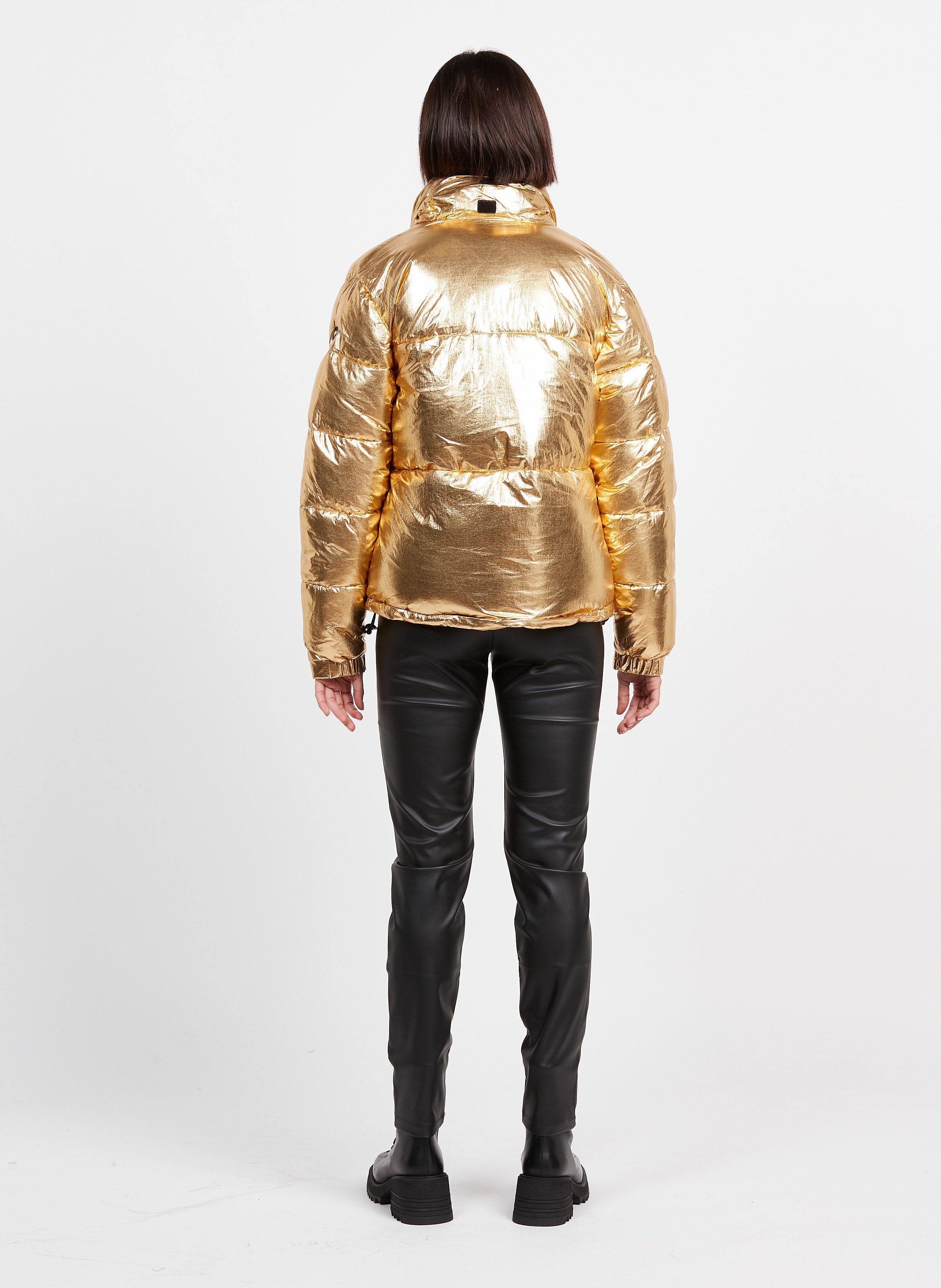 Metallic gold clearance jacket women's