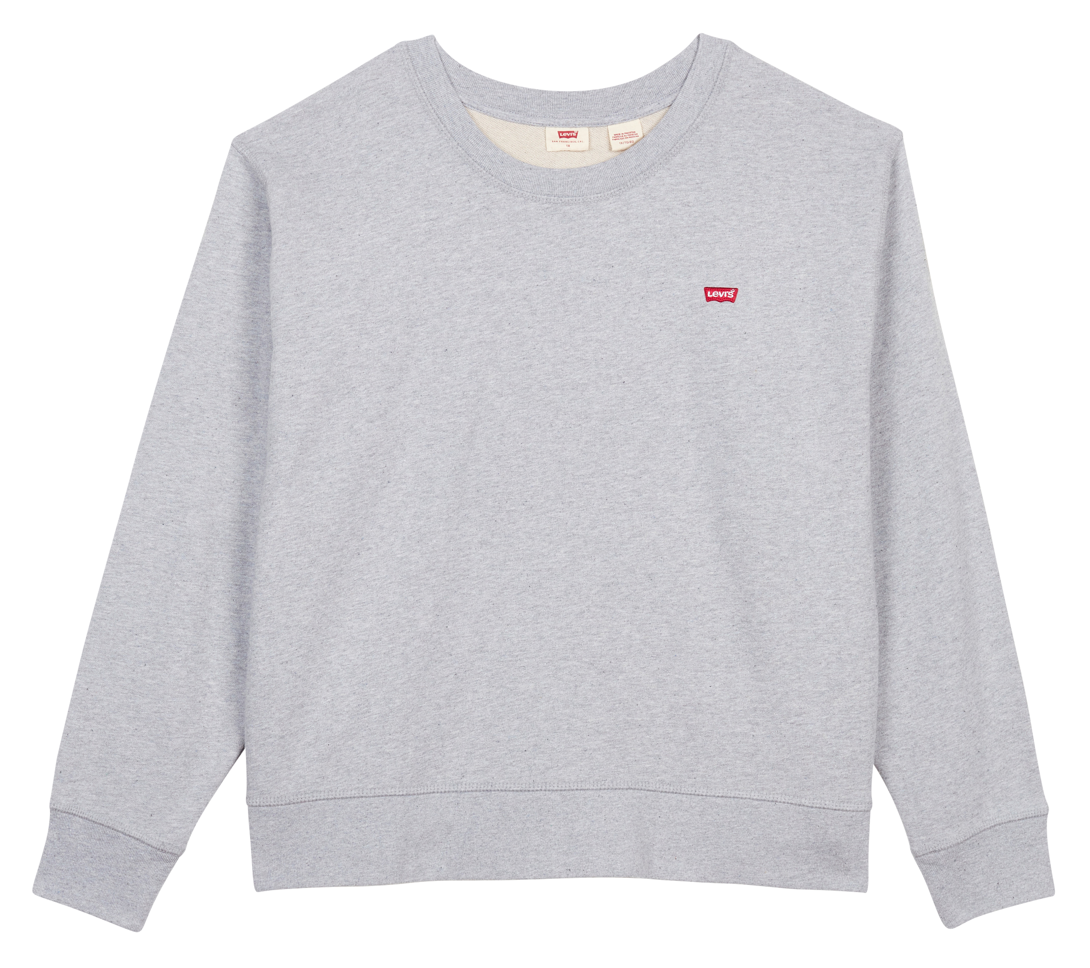Round-neck cotton sweatshirt LEVI'S Grey