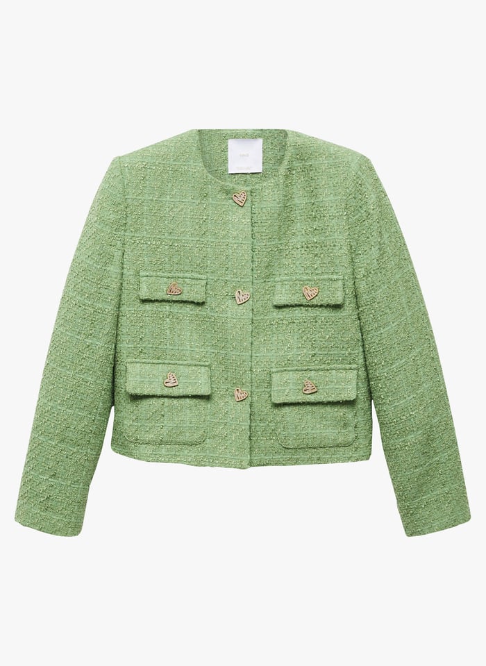 Veste en tweed best sale mango