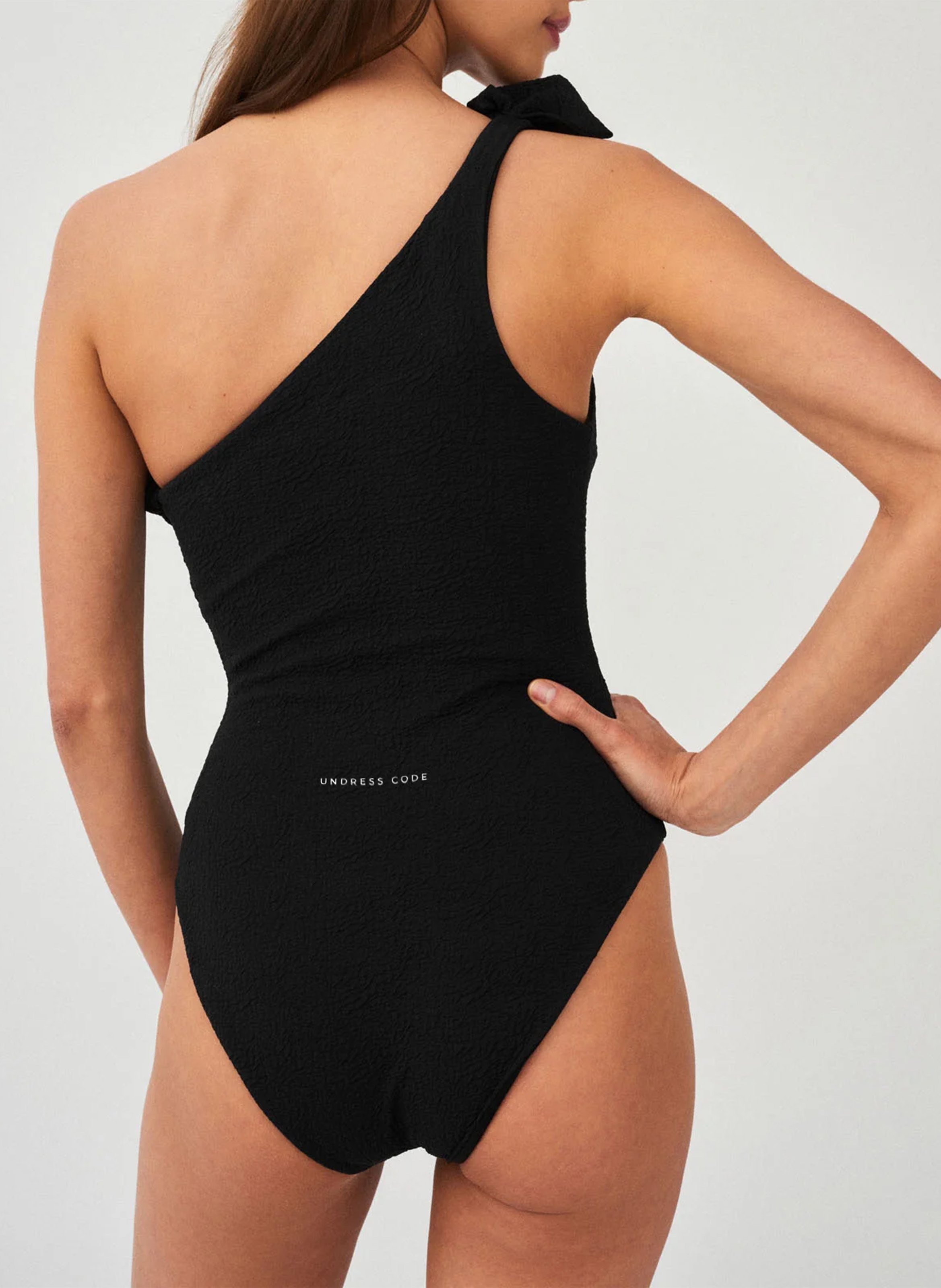 Maillot de bain une pièce volanté UNDRESS CODE Noir
