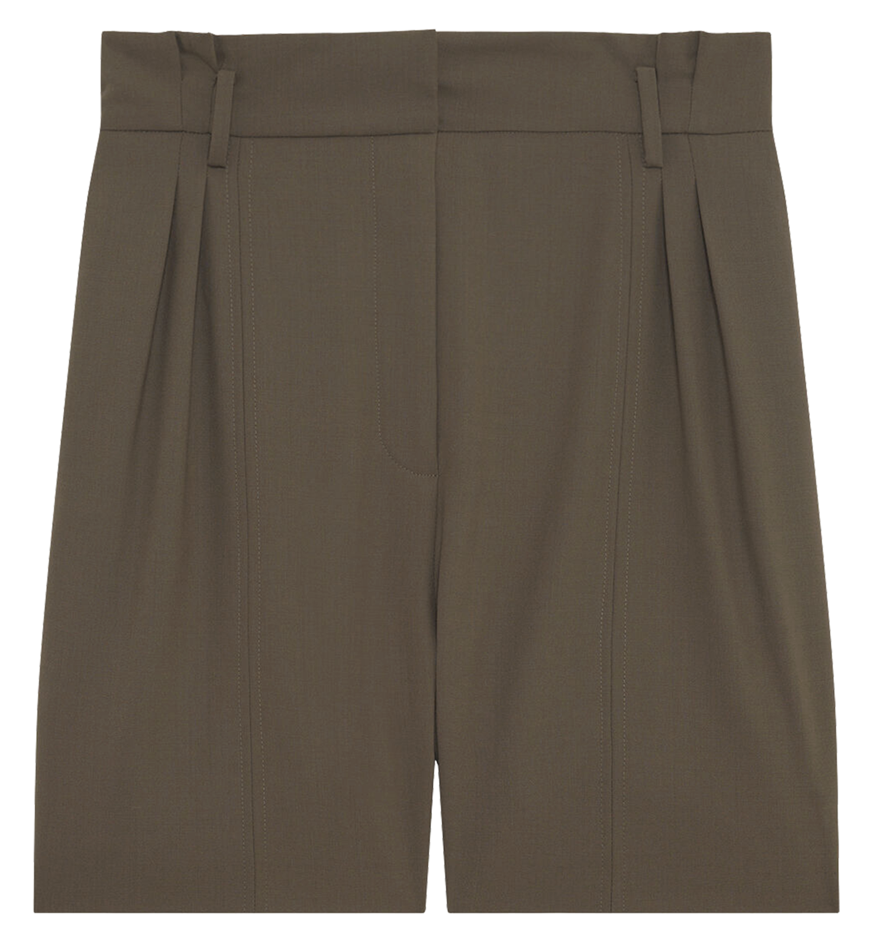 HIGH-WAISTED SHORTS IRO Khaki