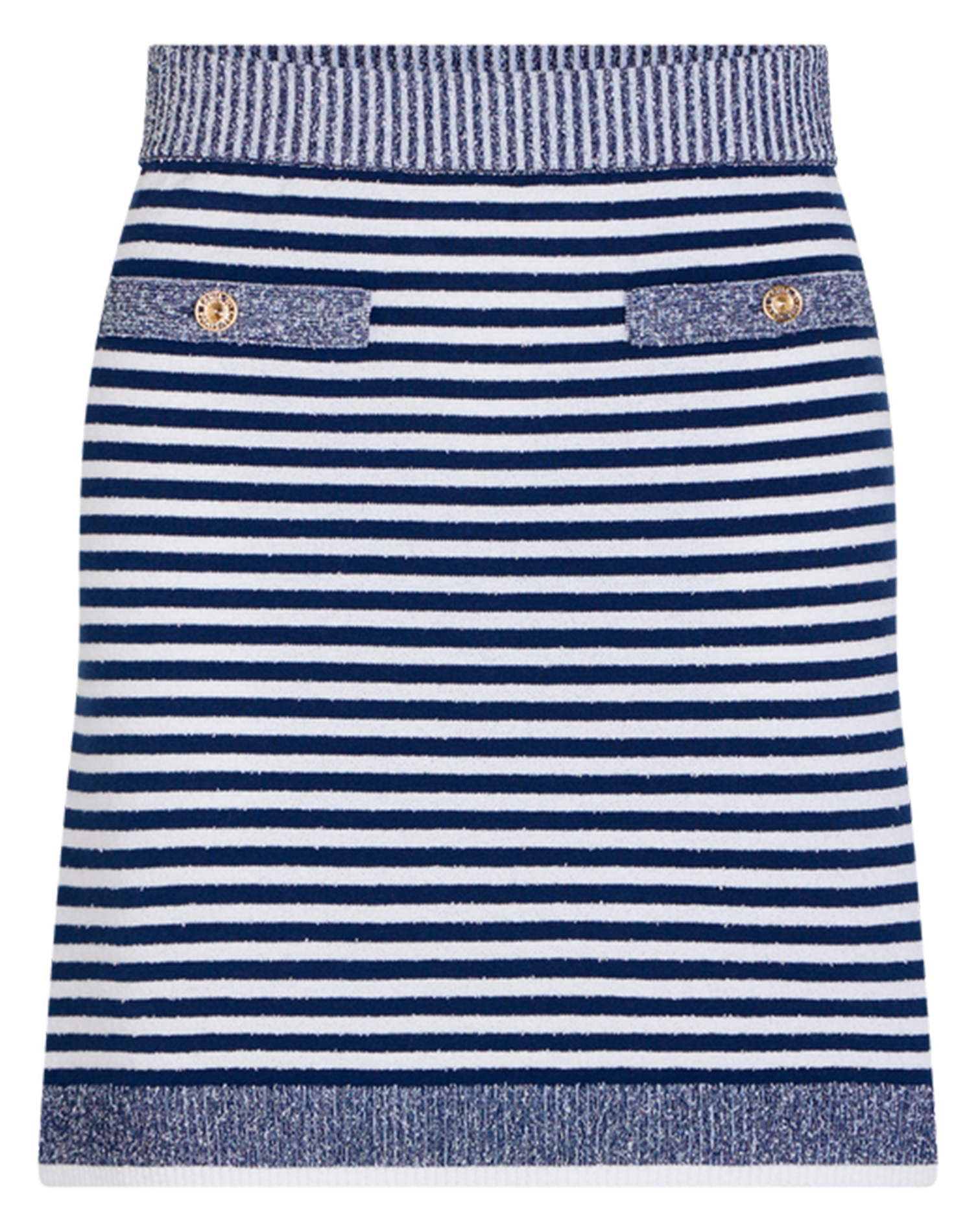 Short striped skirt Multicolored