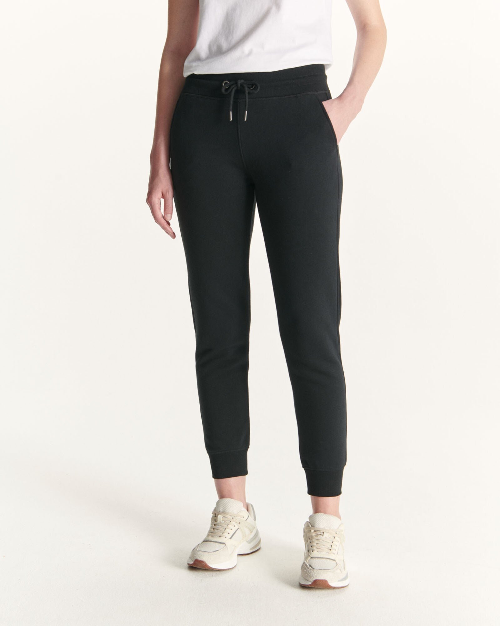 Women's organic cotton Valparaiso sports pants JOTT Black