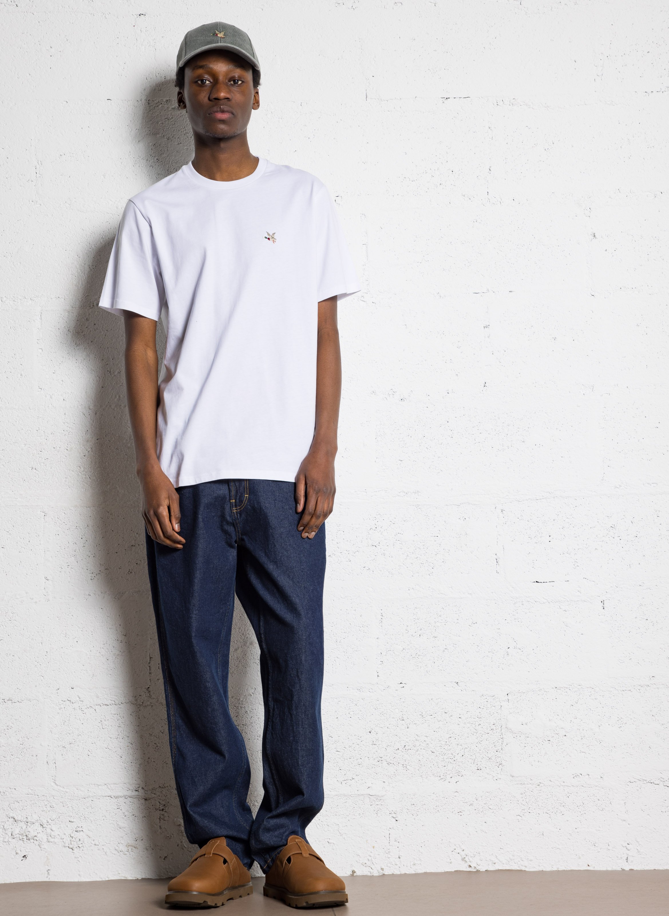 Straight screen-printed cotton T-shirt CHEVIGNON White