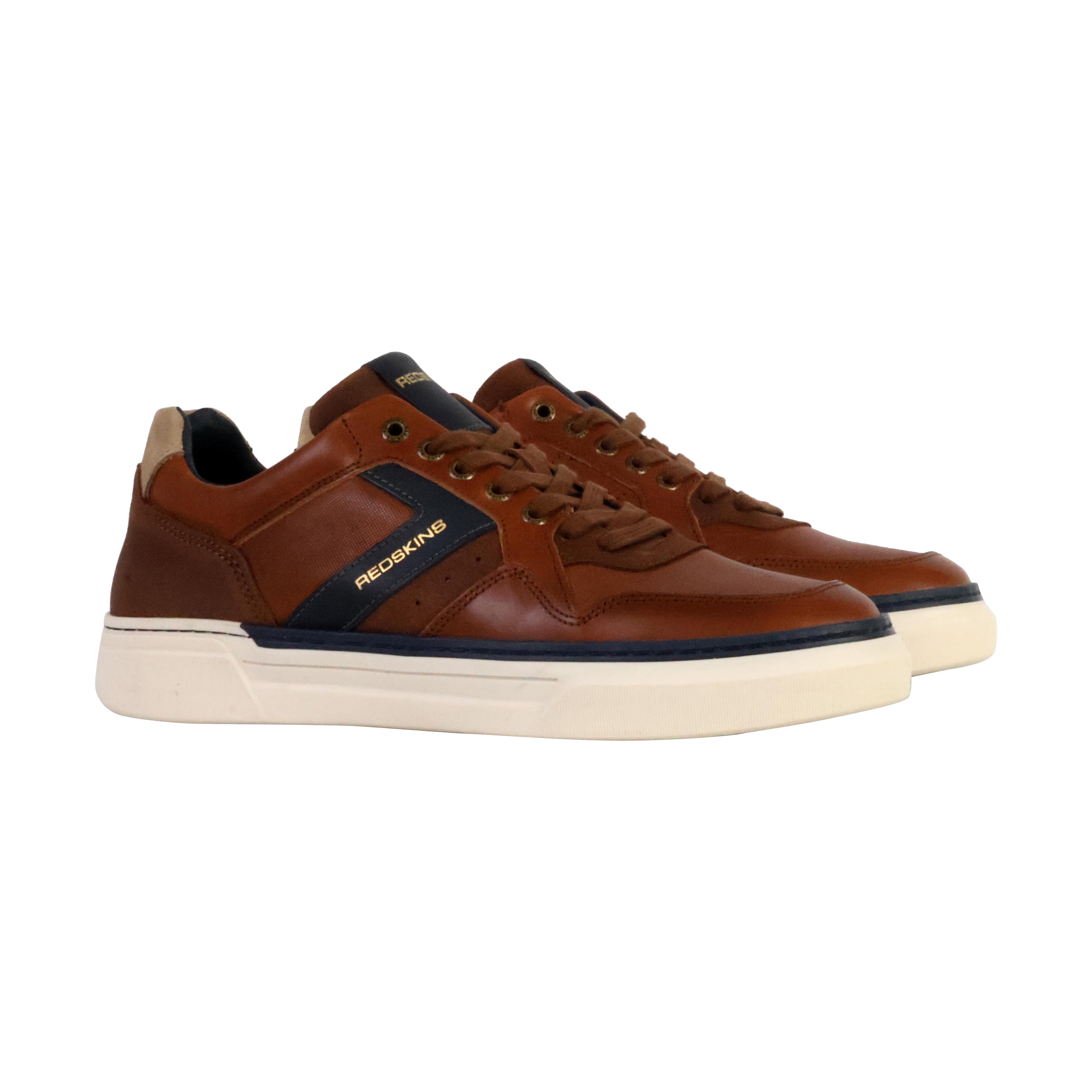 Leather sneakers lermi REDSKINS Brown