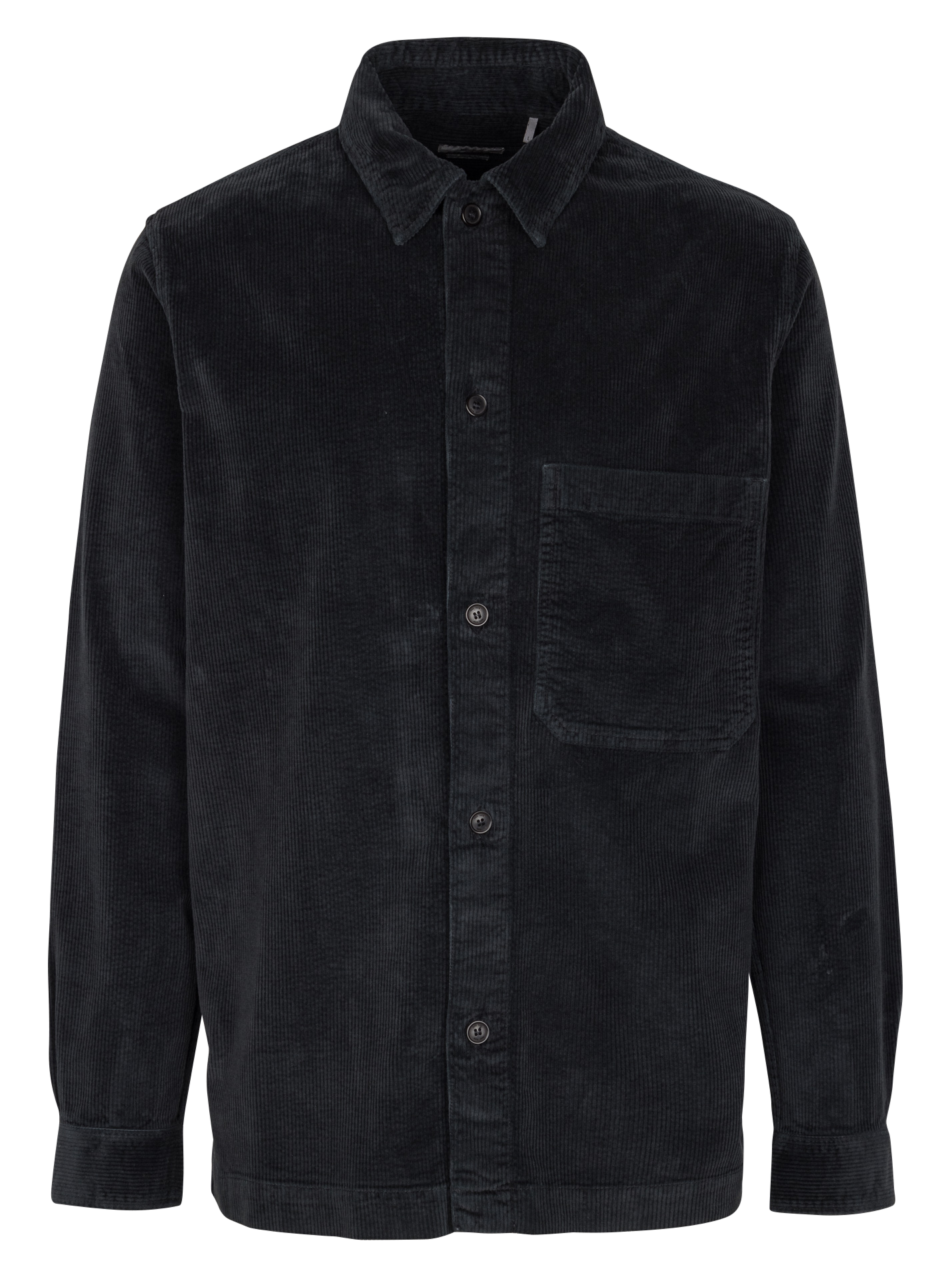 Gerade Hemdbluse aus Baumwollmischung IKKS Grau