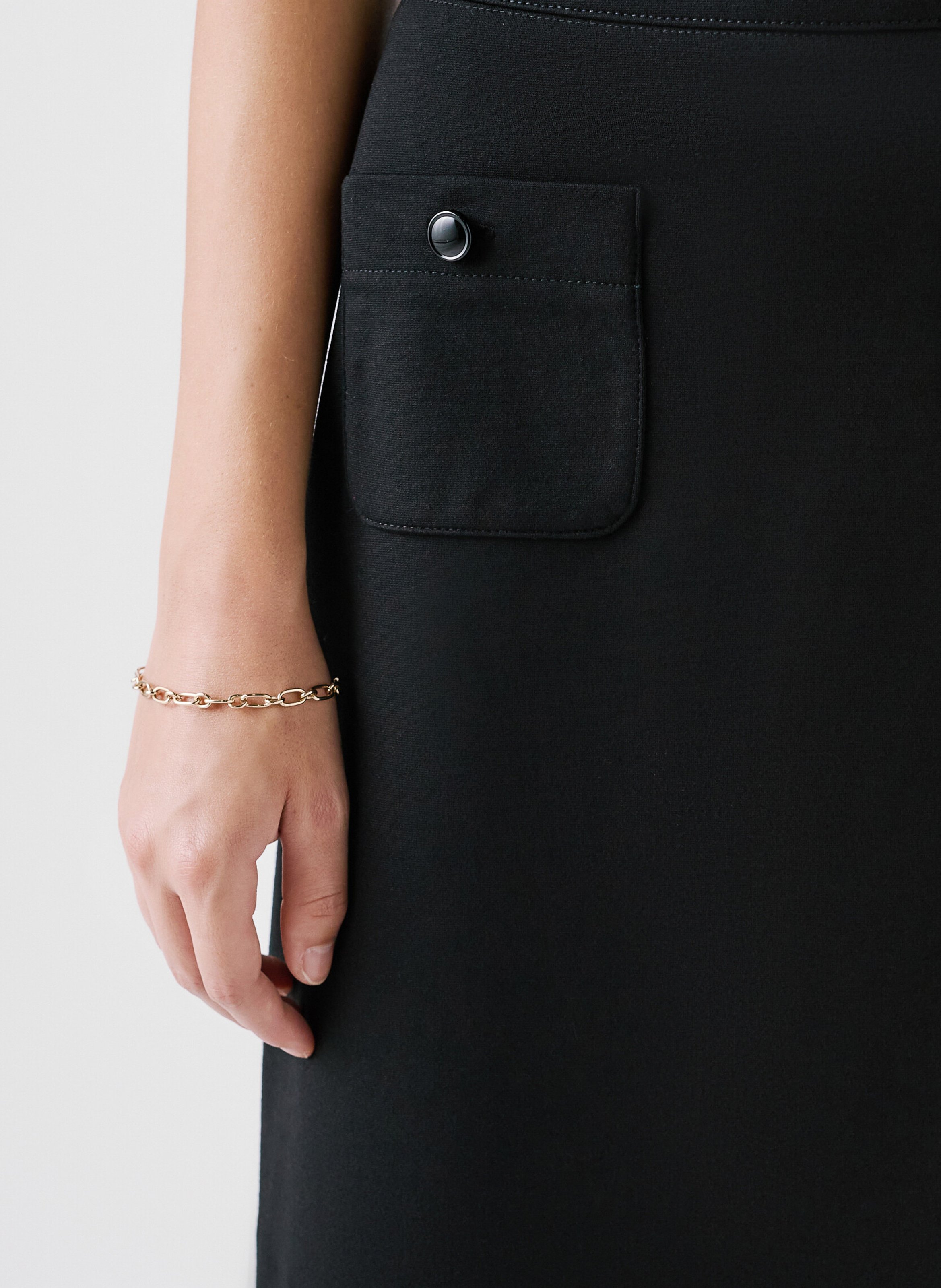 Midi skirt CAROLL Black