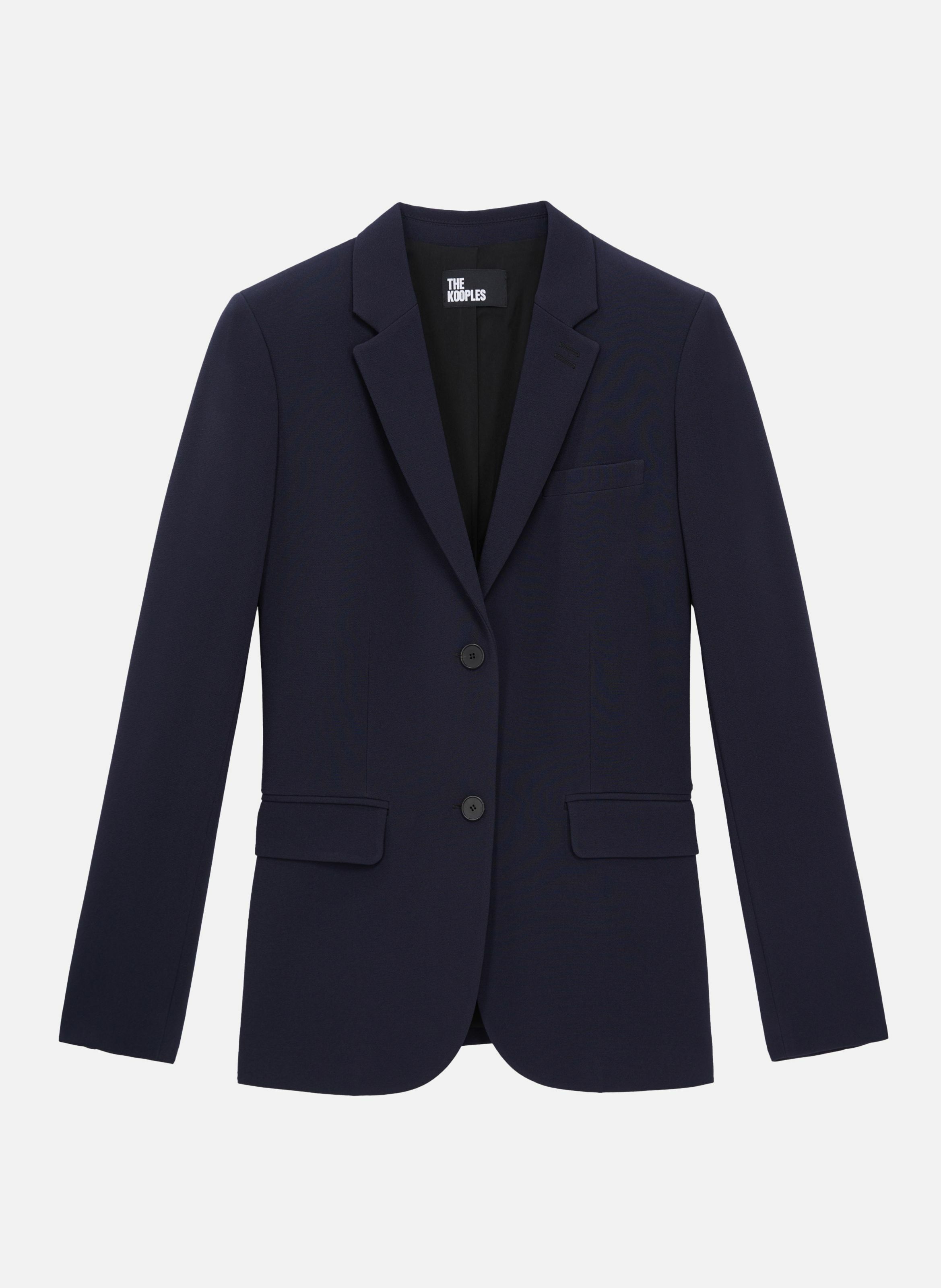 Structured crepe suit jacket THE KOOPLES Blue