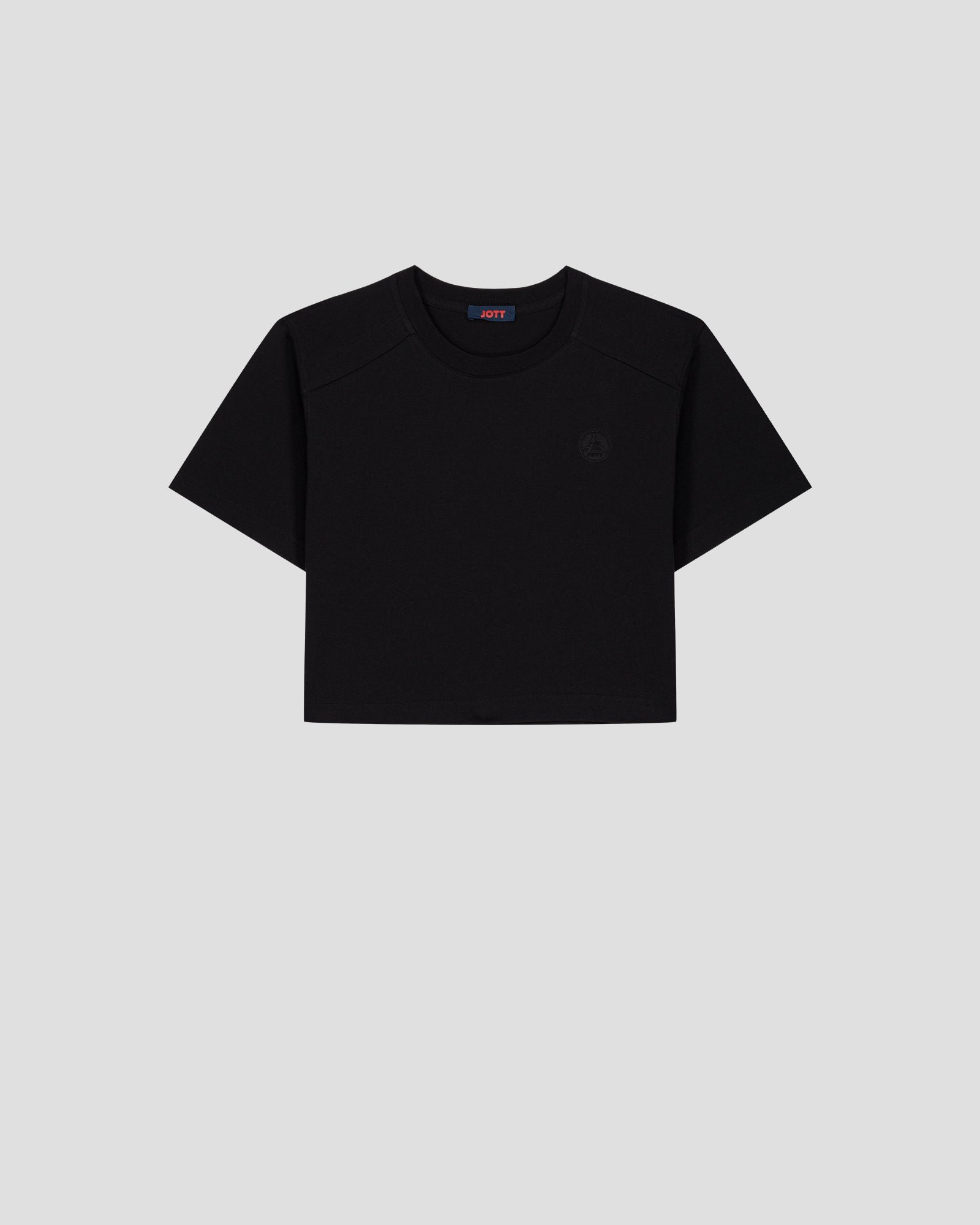 Round neck cotton t-shirt Mazu JOTT Black