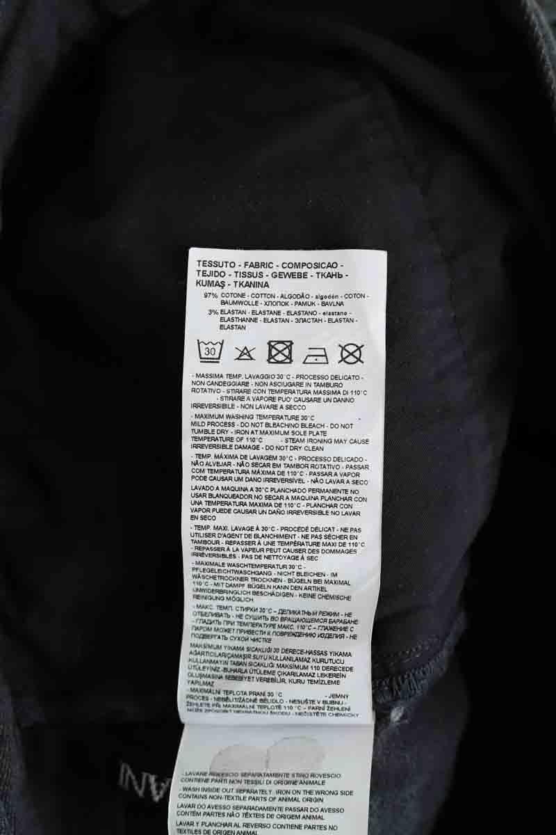 Cotton skinny jeans ARMANI - SECONDE MAIN Grey