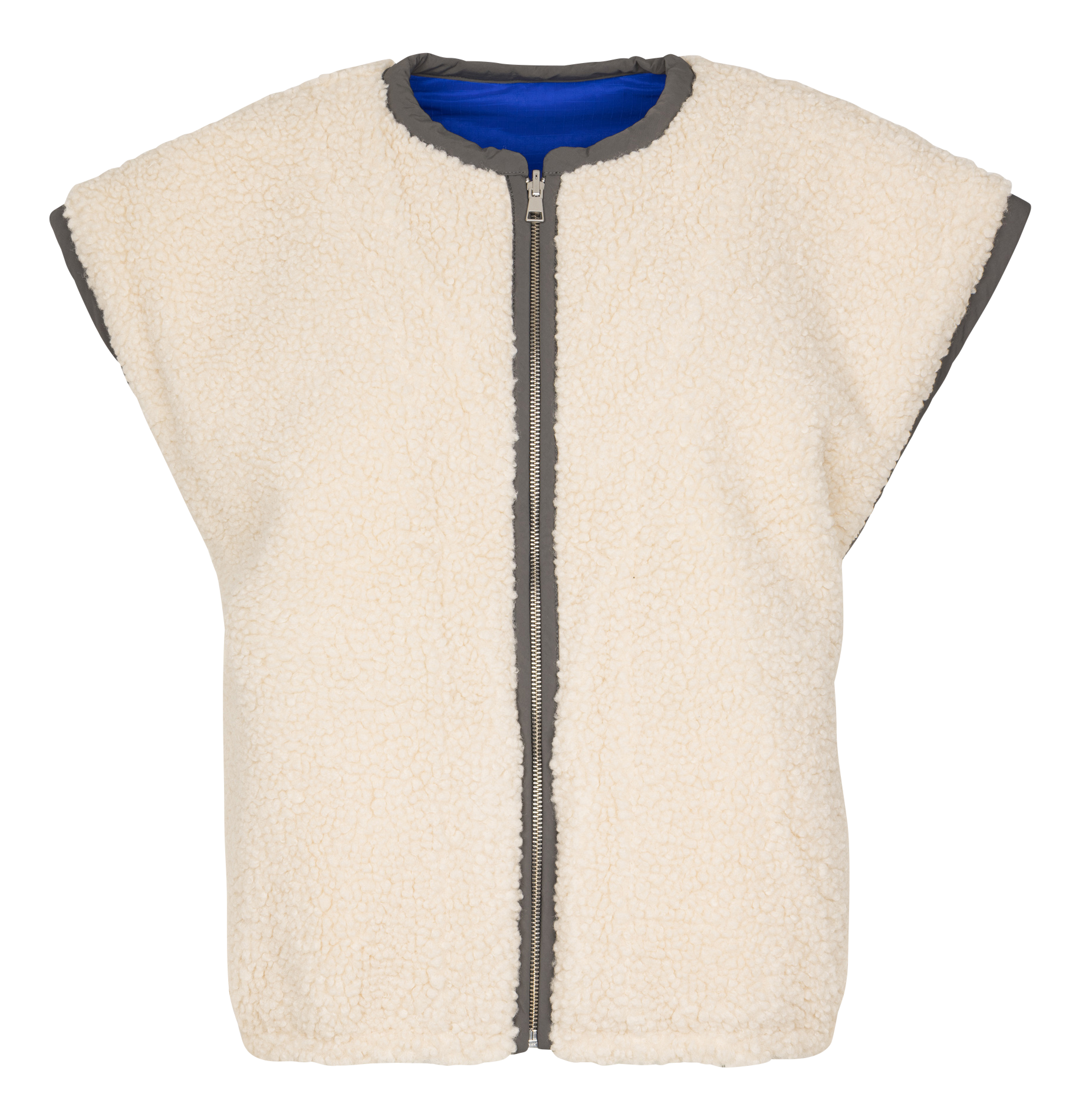 Gewatteerde jas met ronde hals BELLEROSE Beige