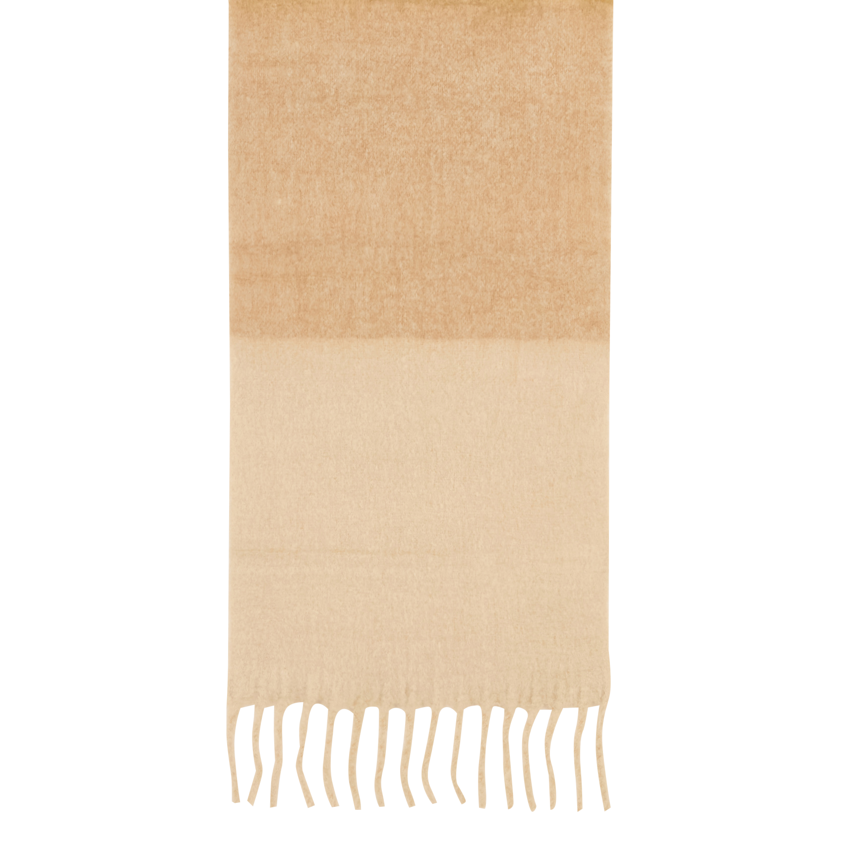 Echarpe épaisse à franges LEON & HARPER Marron