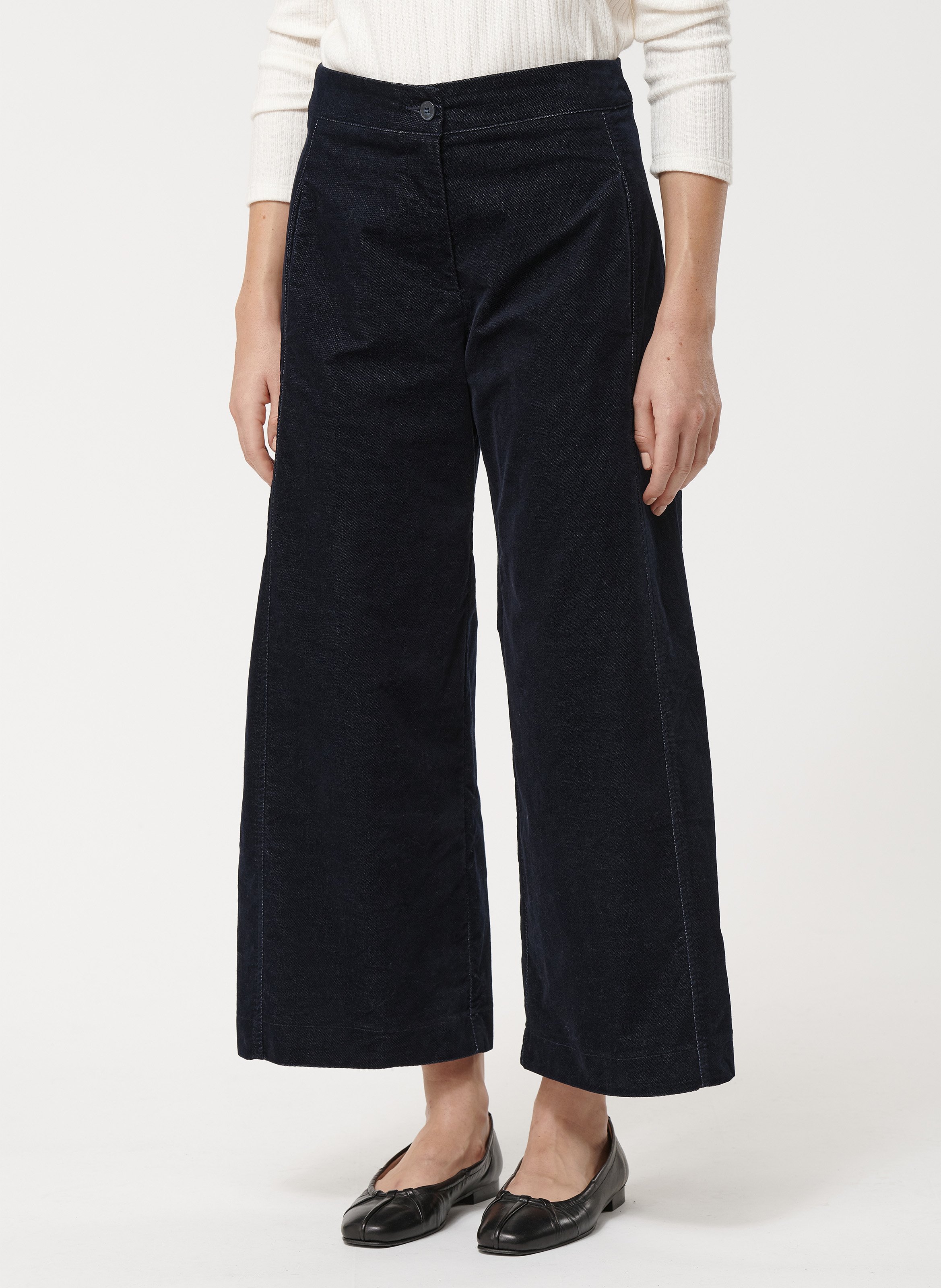 Pantalon large en coton mélangé HUMILITY Bleu