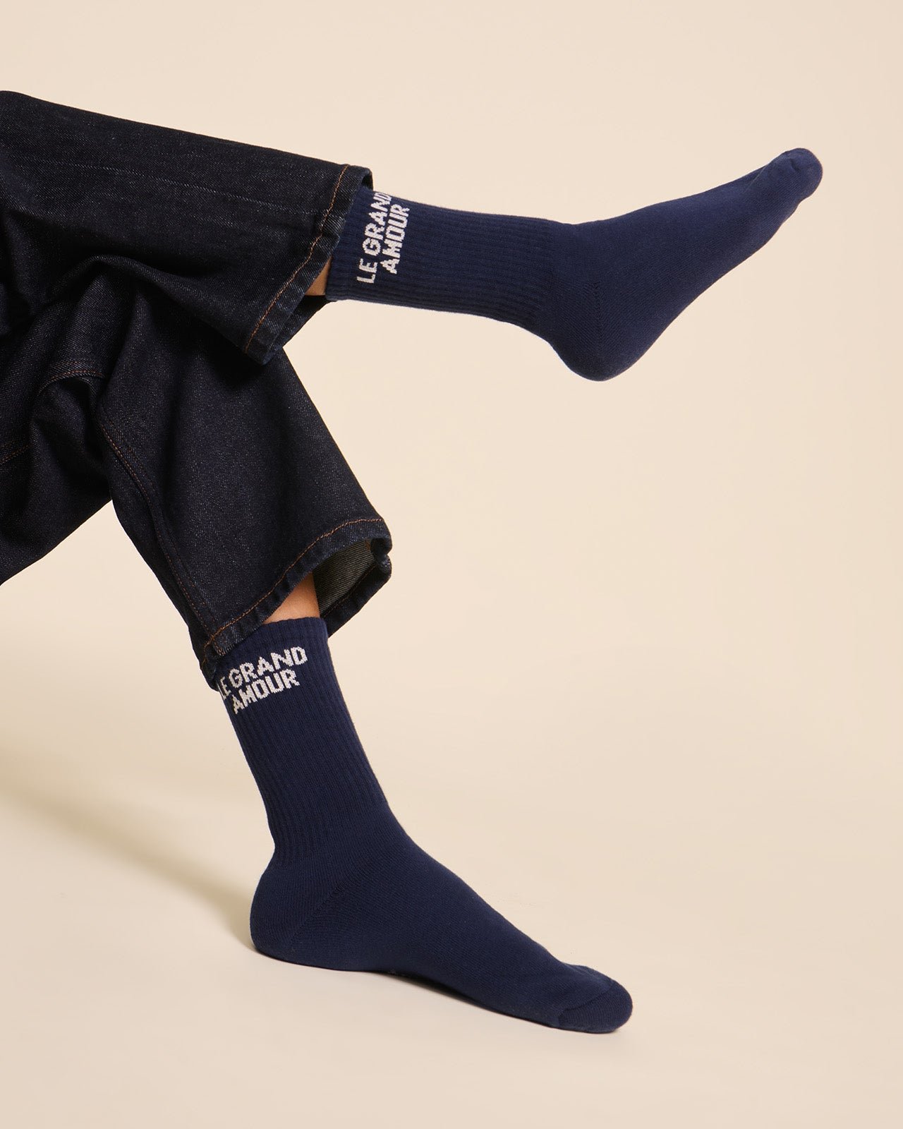 Les chaussettes le grand amour EMOI EMOI Bleu