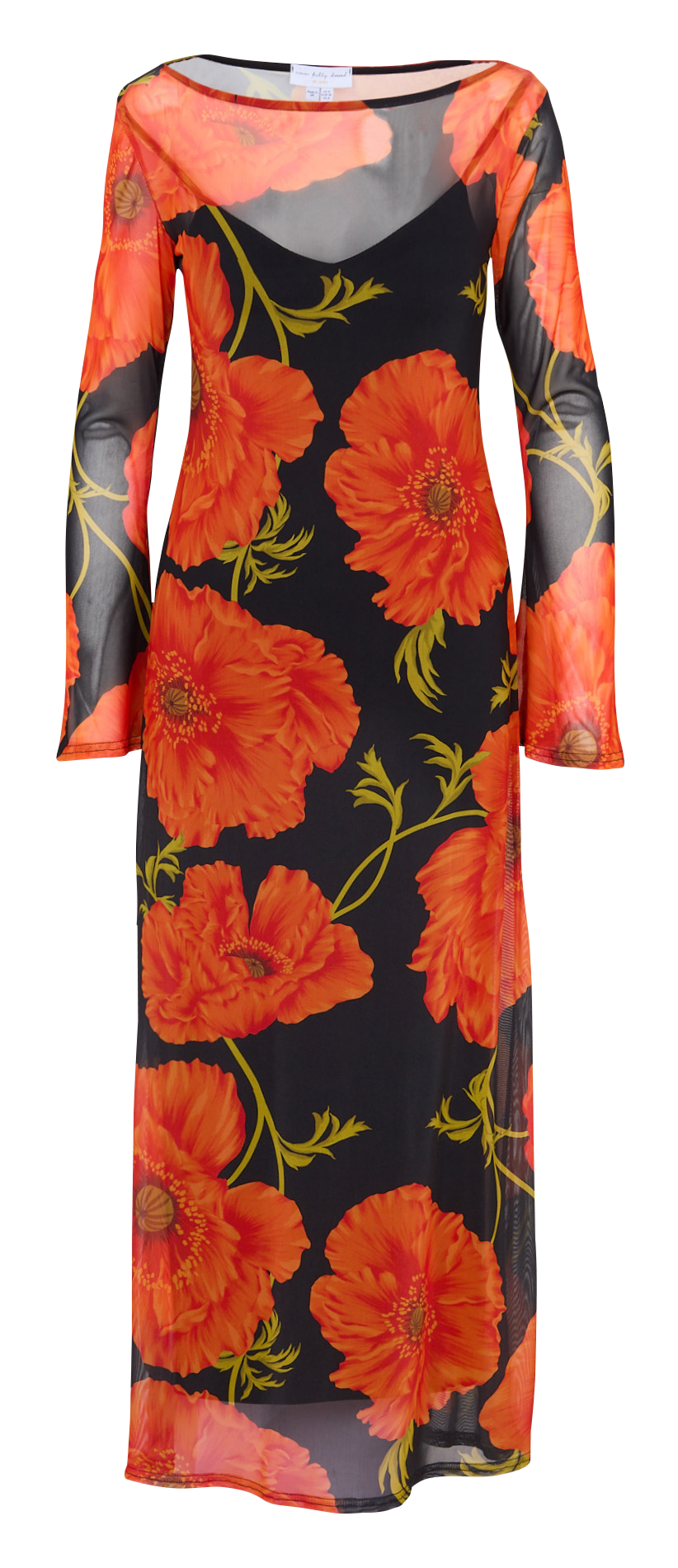 Robe longue col rond imprimée NEVER FULLY DRESSED Multicolore