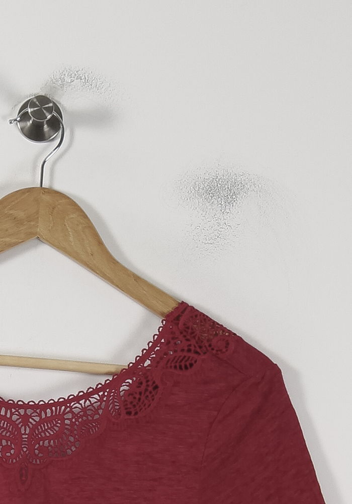 Tommy Badge T-shirt SEZANE - Seconde main Pink