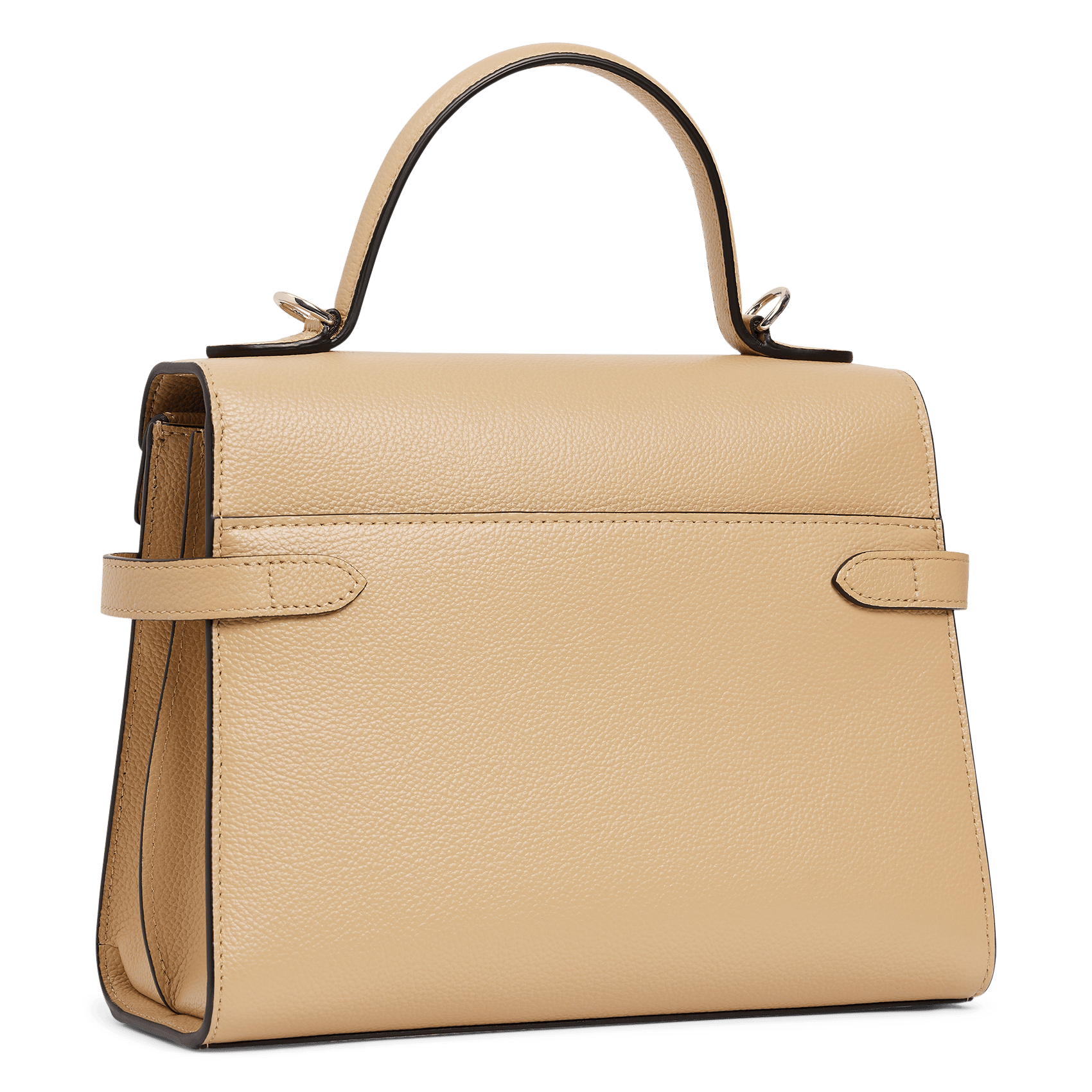 Sac à main en cuir Beige