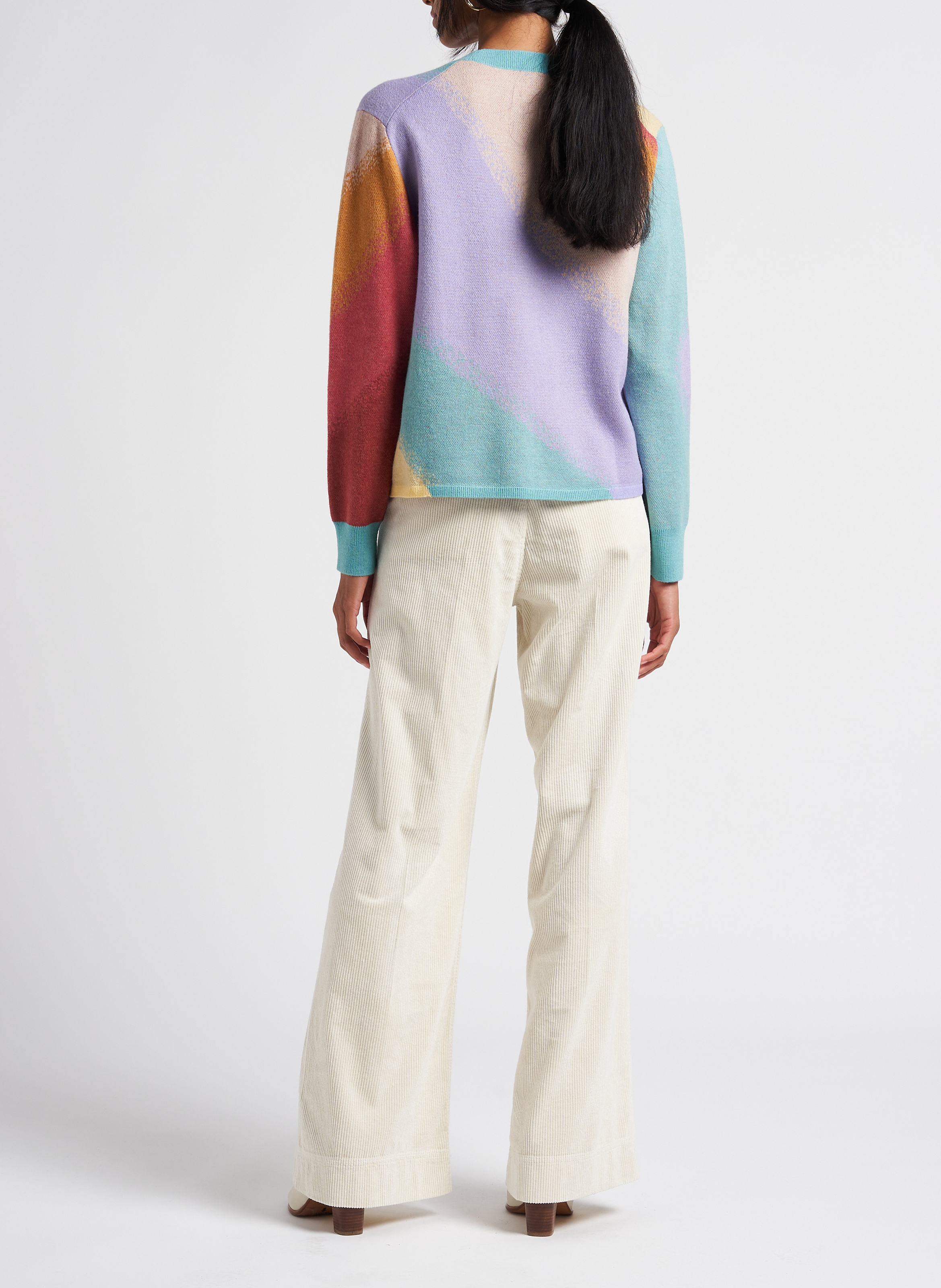 Round-neck jacquard sweater PAUL SMITH Multicolored