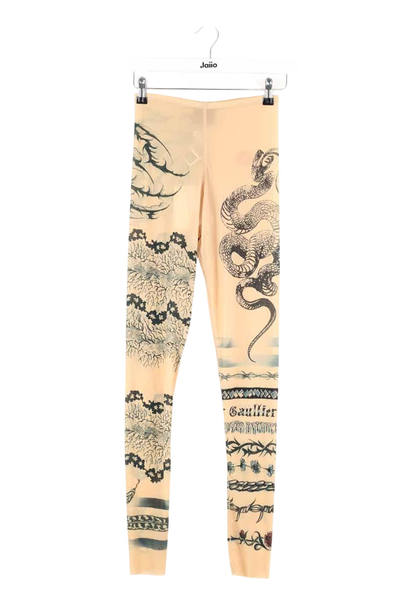 Crinkle dress JEAN PAUL GAULTIER - SECONDE MAIN Beige