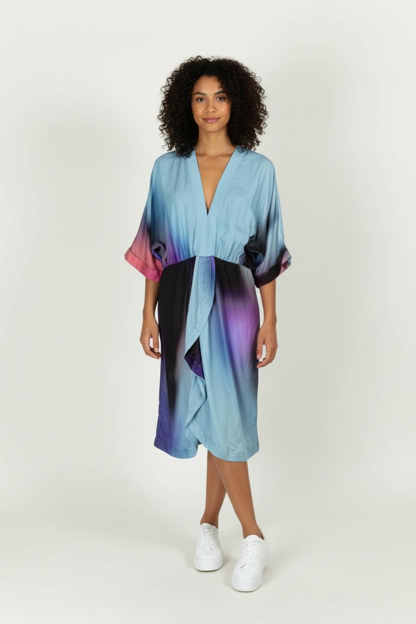 Robe courte & midi VALENTINE GAUTHIER- SECONDE MAIN Bleu